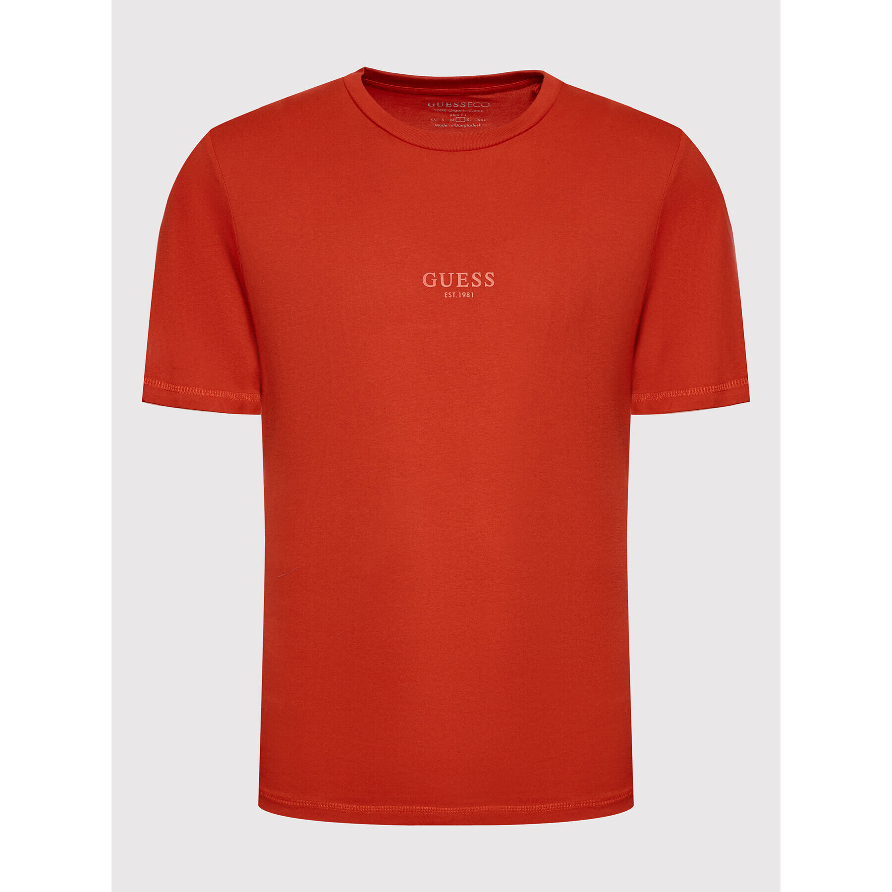 Guess T-Shirt M2YI72 I3Z11 Červená Regular Fit - Pepit.cz