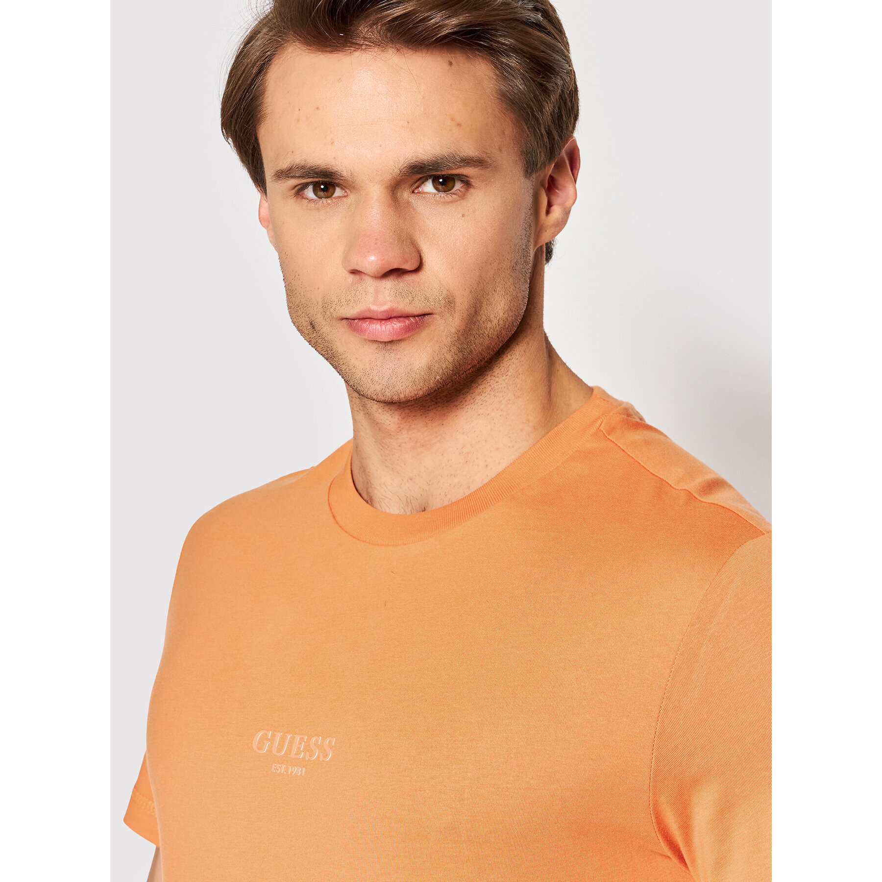 Guess T-Shirt M2YI72 I3Z11 Oranžová Regular Fit - Pepit.cz