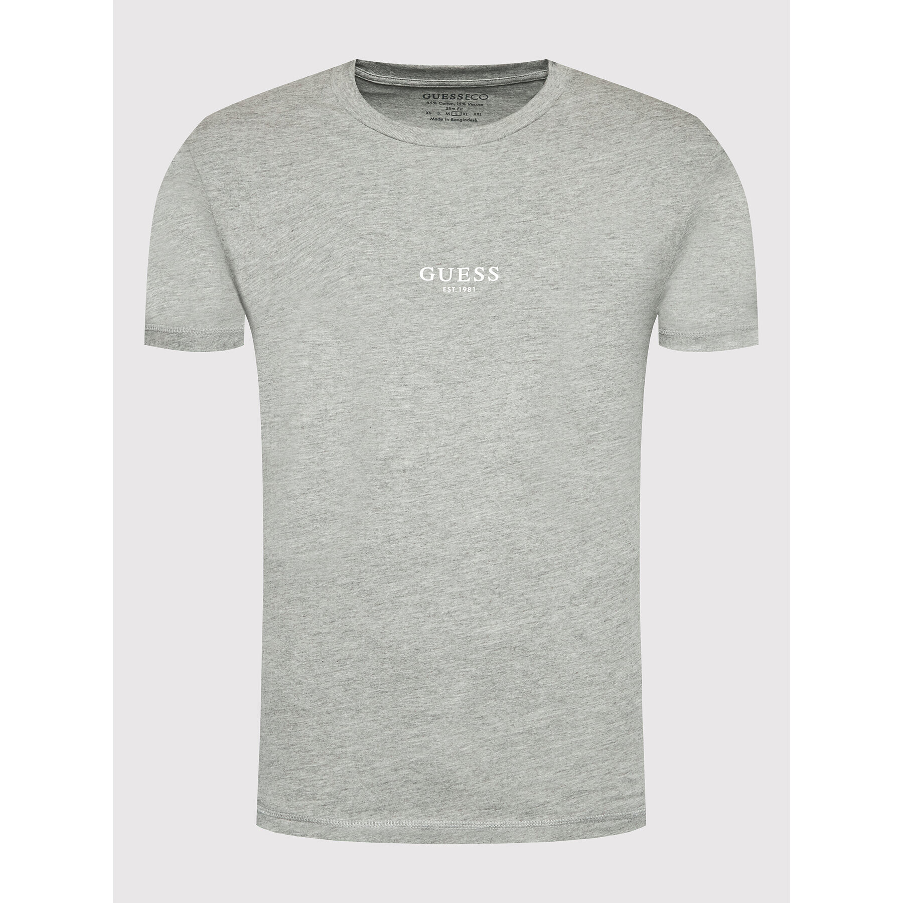 Guess T-Shirt M2YI72 I3Z11 Šedá Slim Fit - Pepit.cz