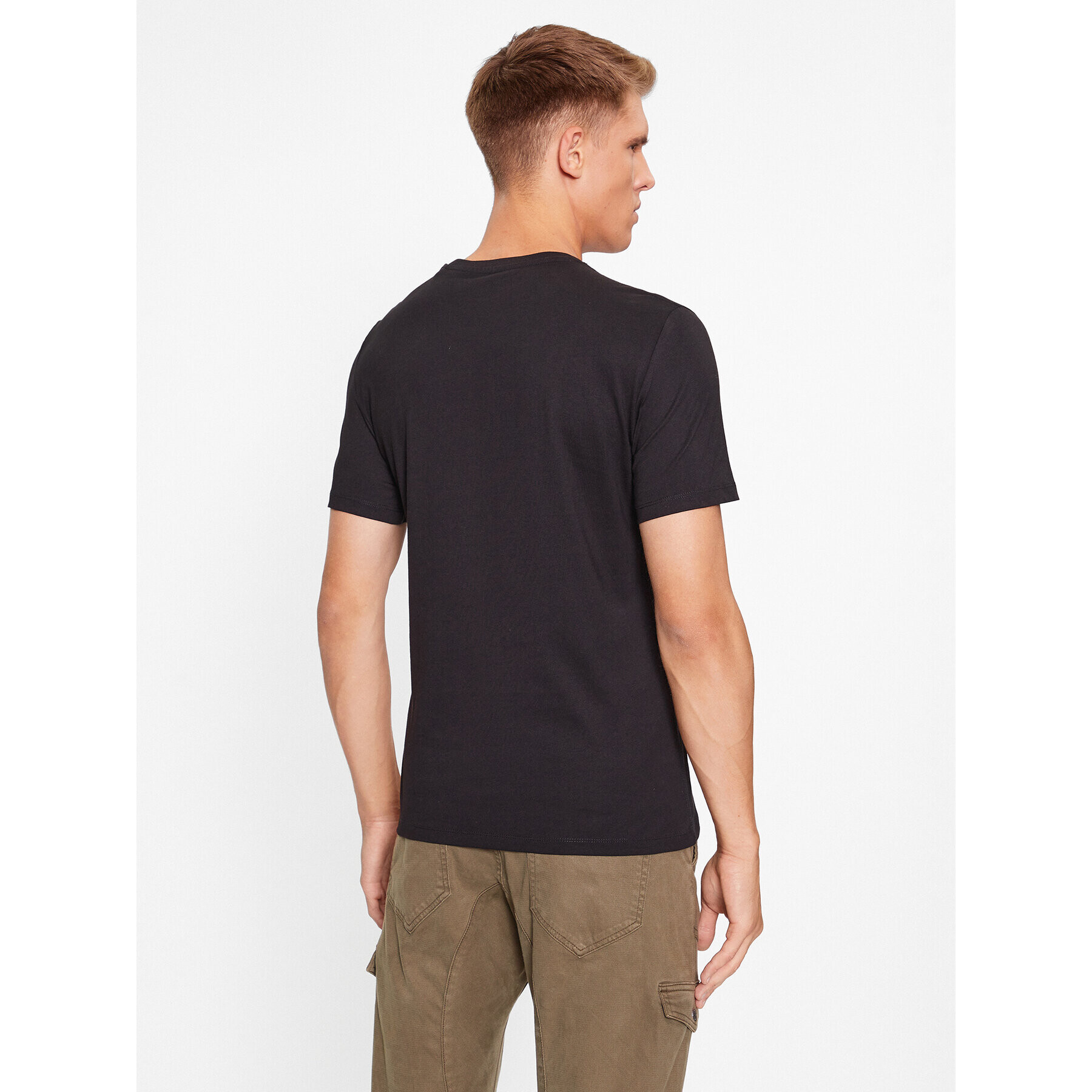 Guess T-Shirt M3BI13 I3Z14 Černá Slim Fit - Pepit.cz