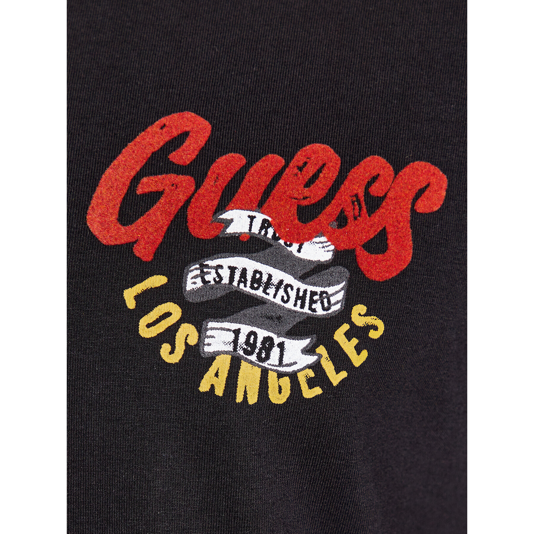 Guess T-Shirt M3BI29 J1314 Černá Slim Fit - Pepit.cz