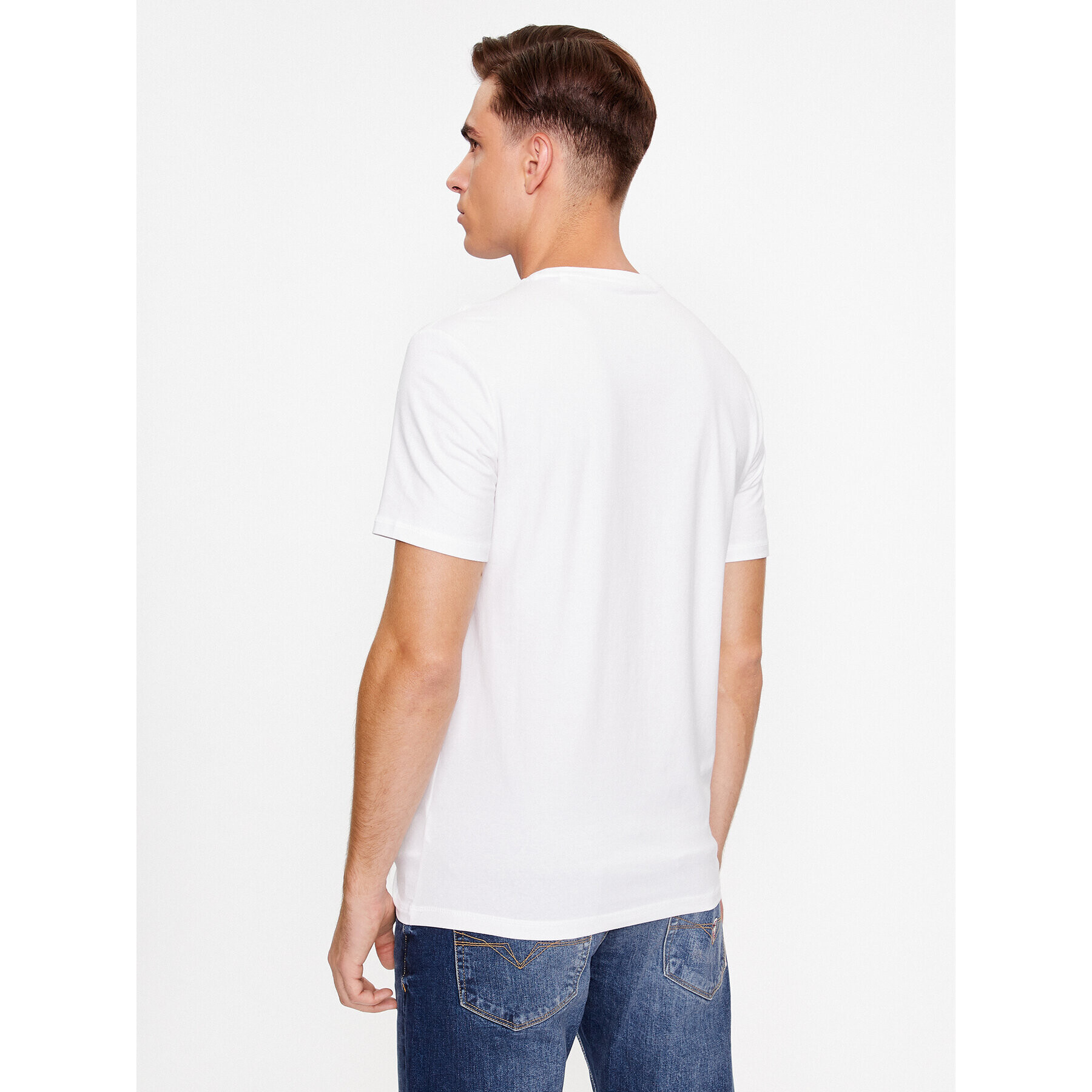 Guess T-Shirt M3BI35 J1314 Bílá Slim Fit - Pepit.cz