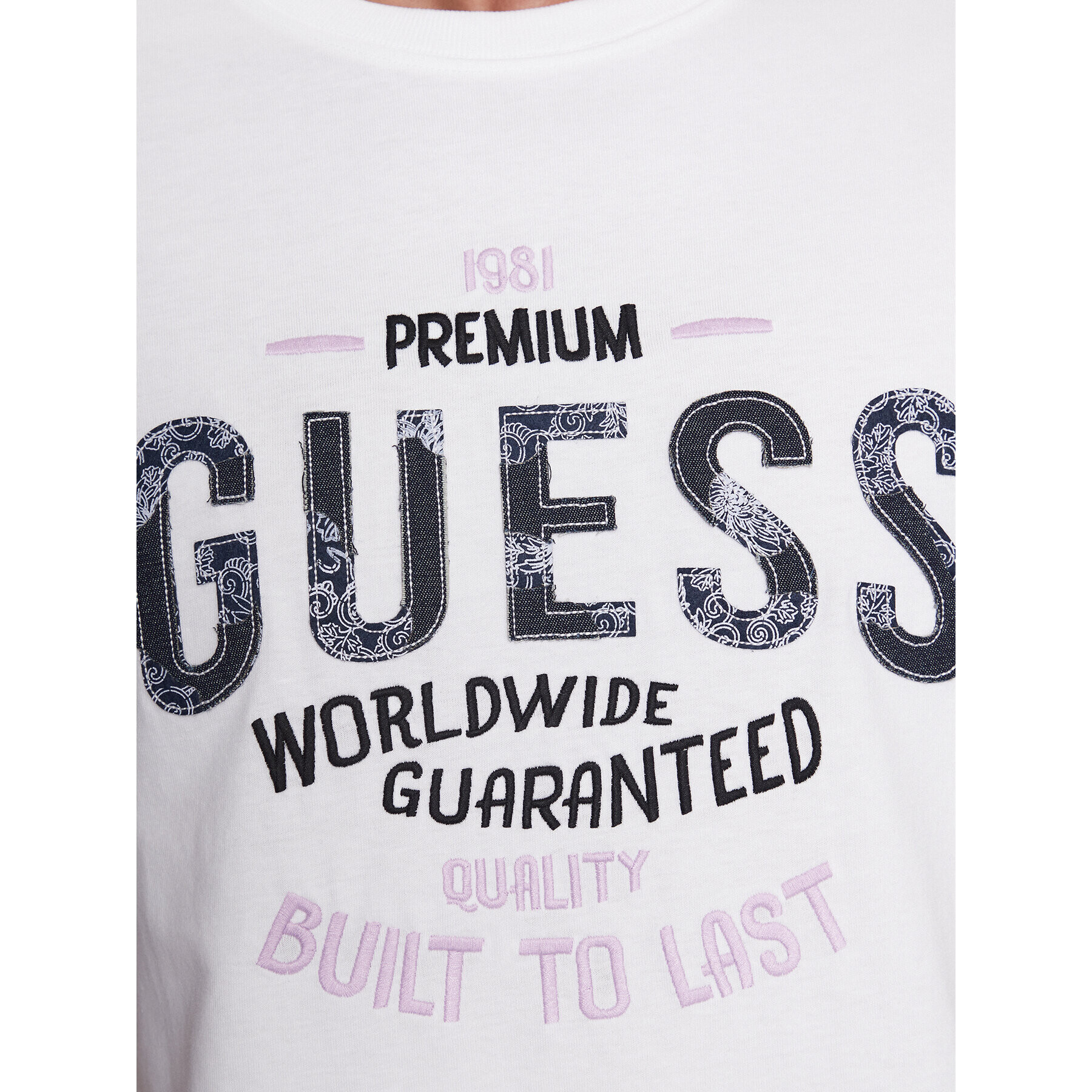 Guess T-Shirt M3BI41 K8FQ4 Bílá Regular Fit - Pepit.cz