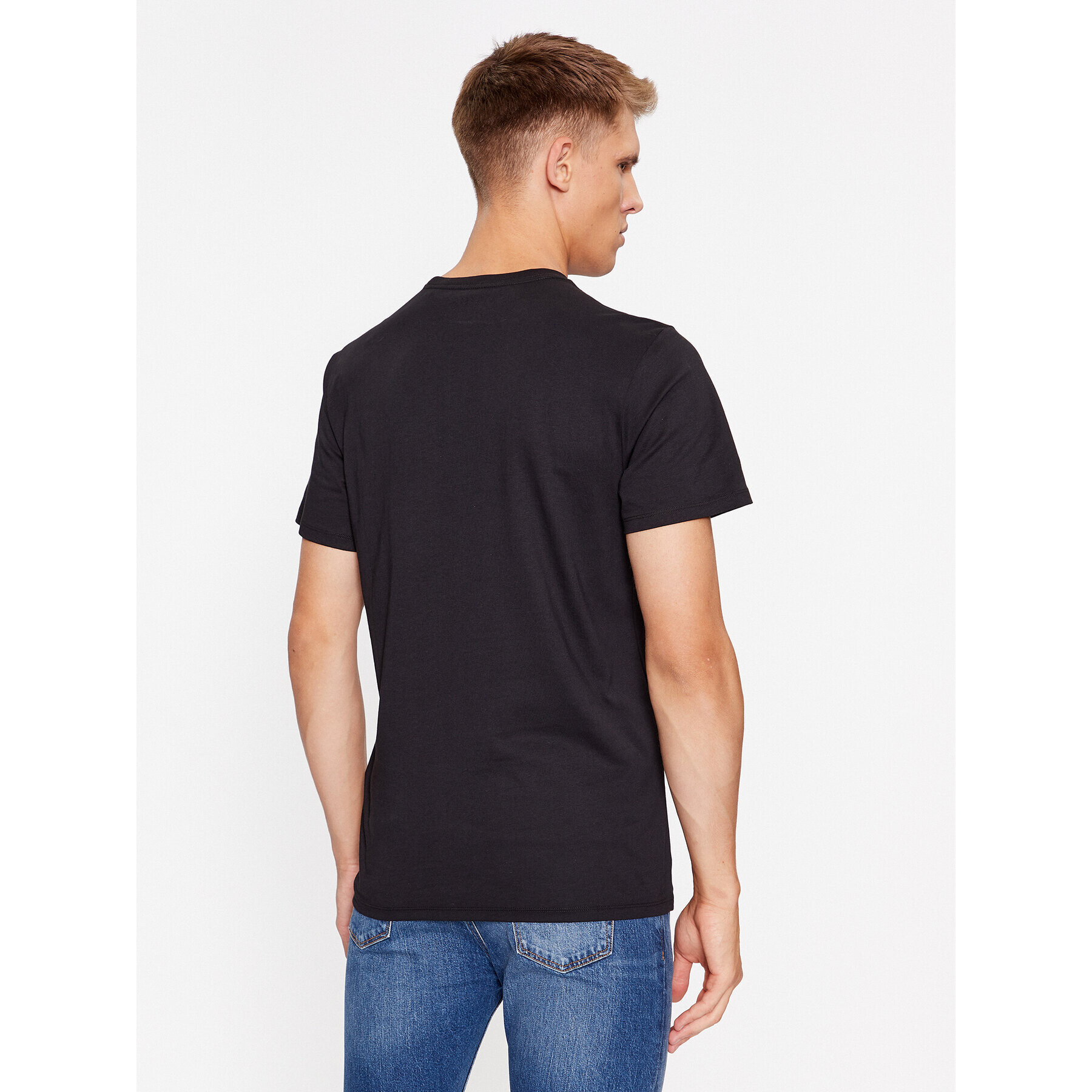 Guess T-Shirt M3BI64 KBXG1 Černá Slim Fit - Pepit.cz