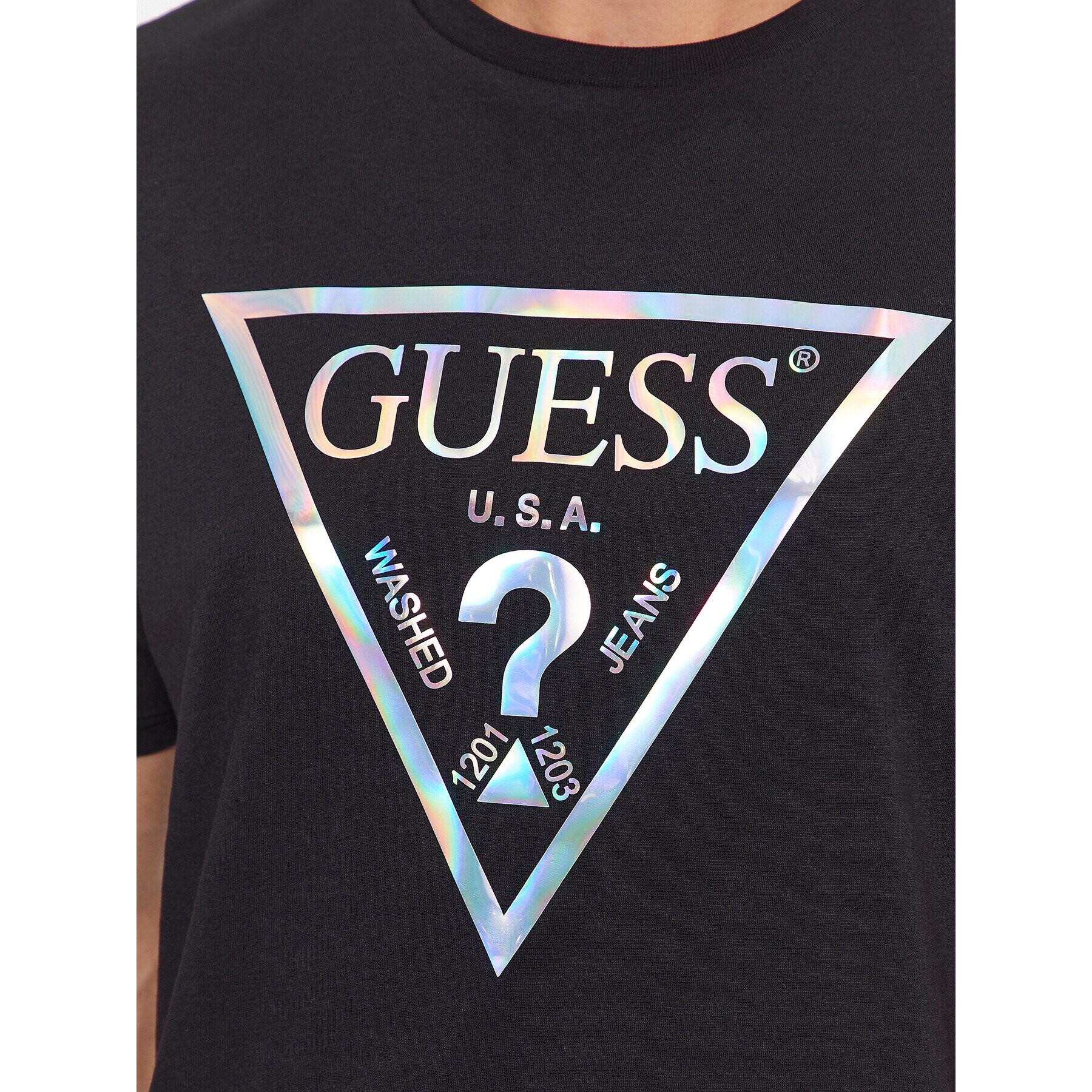 Guess T-Shirt M3BI81 K9RM1 Černá Slim Fit - Pepit.cz