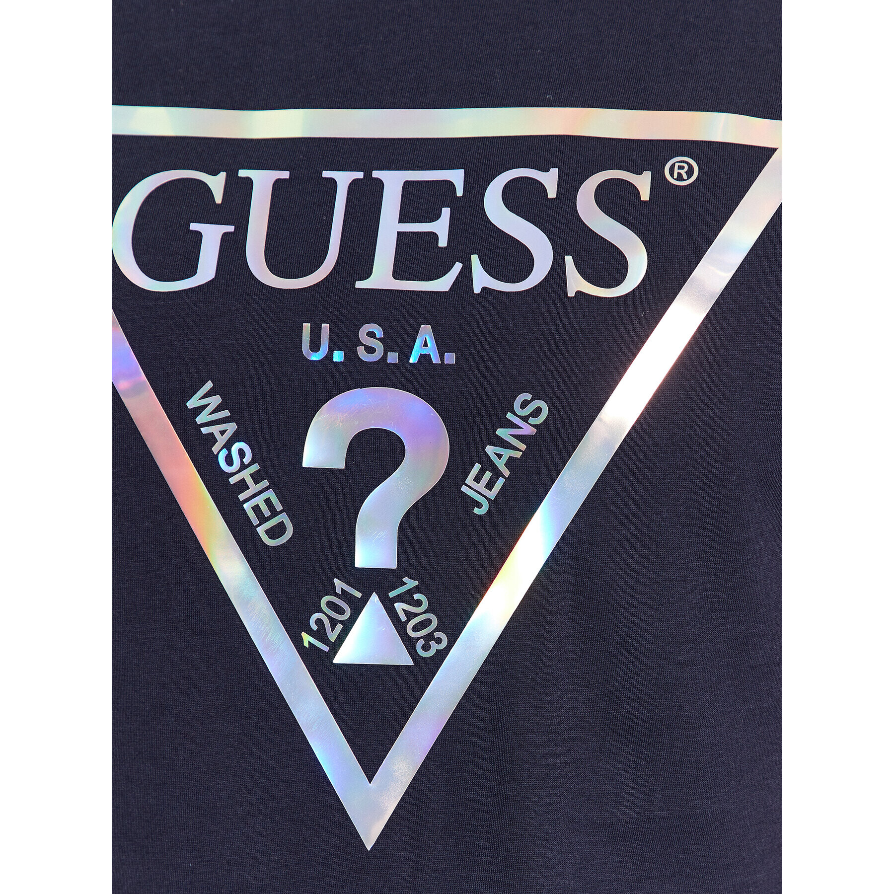 Guess T-Shirt M3BI81 K9RM1 Tmavomodrá Slim Fit - Pepit.cz