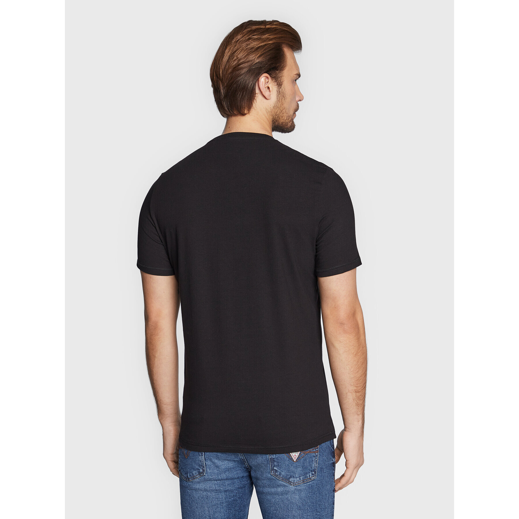 Guess T-Shirt M3RI19 J1314 Černá Slim Fit - Pepit.cz