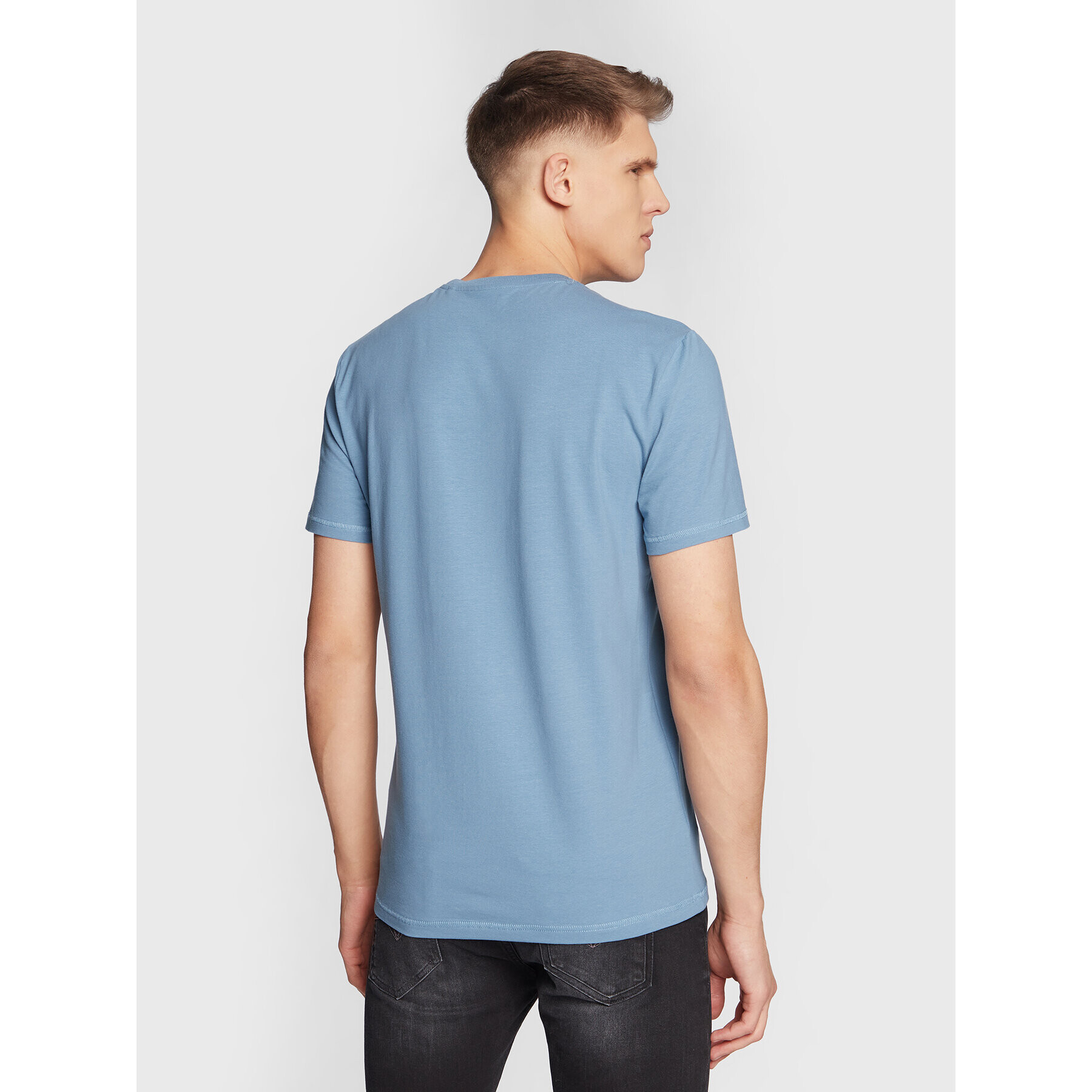 Guess T-Shirt M3RI19 J1314 Modrá Slim Fit - Pepit.cz