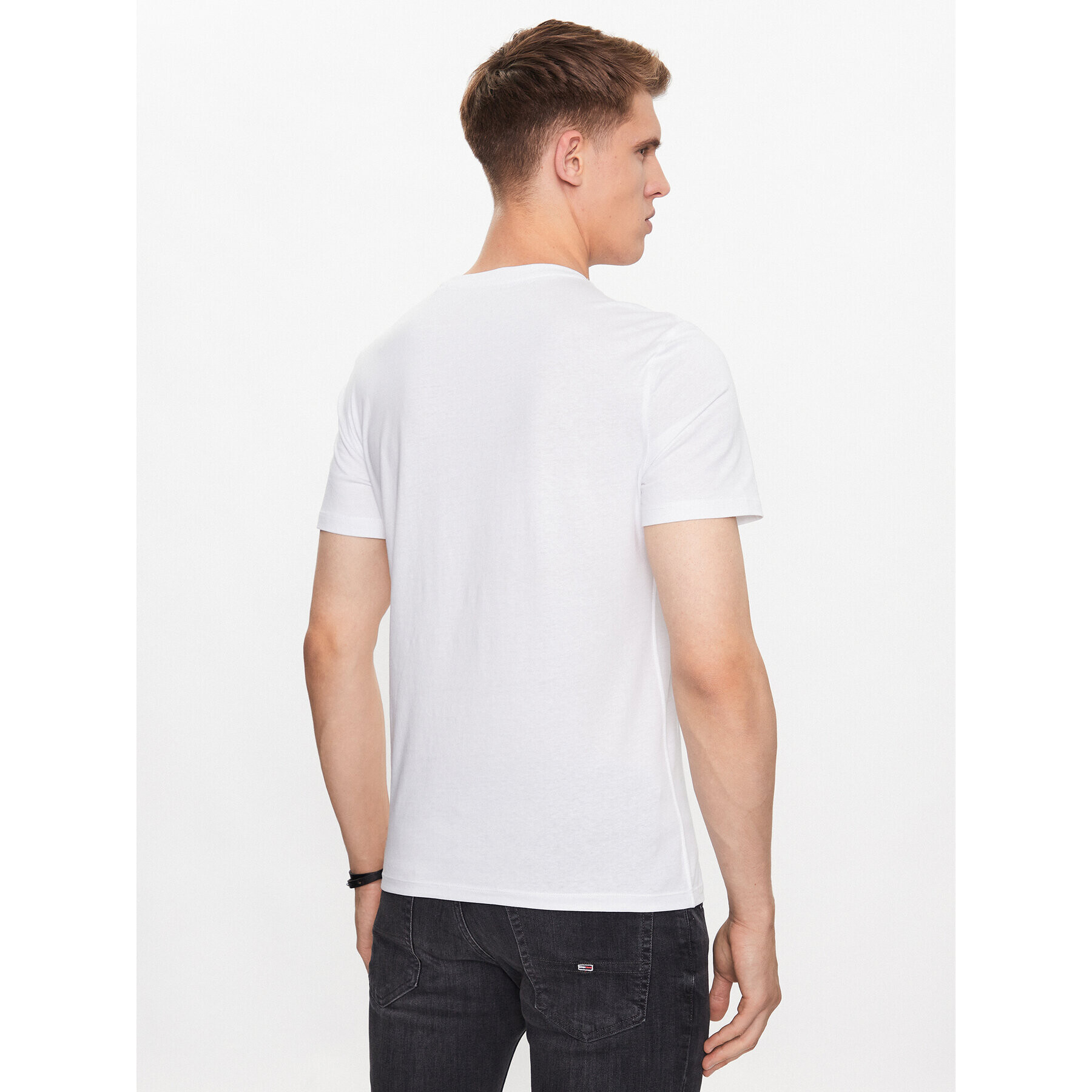 Guess T-Shirt M3YI06 I3Z14 Bílá Slim Fit - Pepit.cz