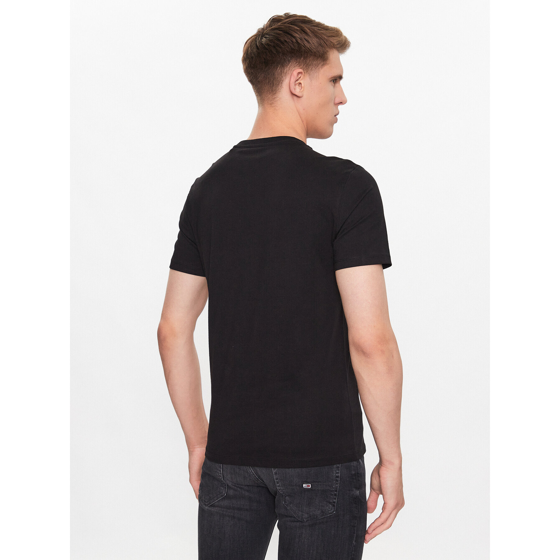 Guess T-Shirt M3YI06 I3Z14 Černá Slim Fit - Pepit.cz