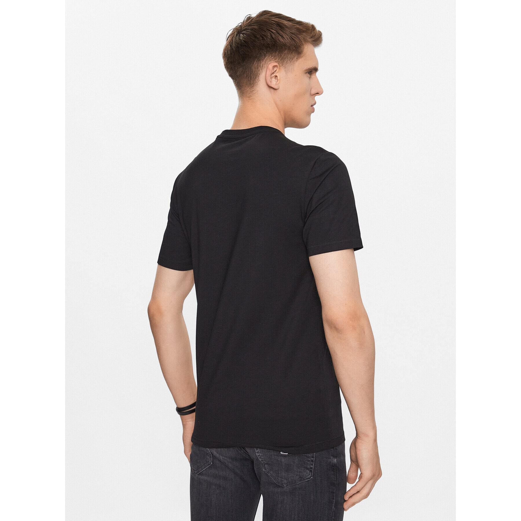 Guess T-Shirt M3YI22 J1314 Černá Slim Fit - Pepit.cz