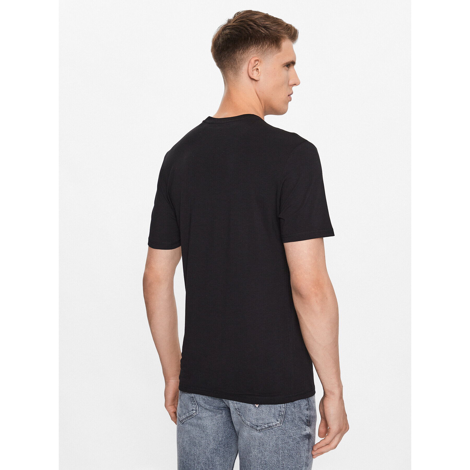 Guess T-Shirt M3YI26 J1314 Černá Slim Fit - Pepit.cz