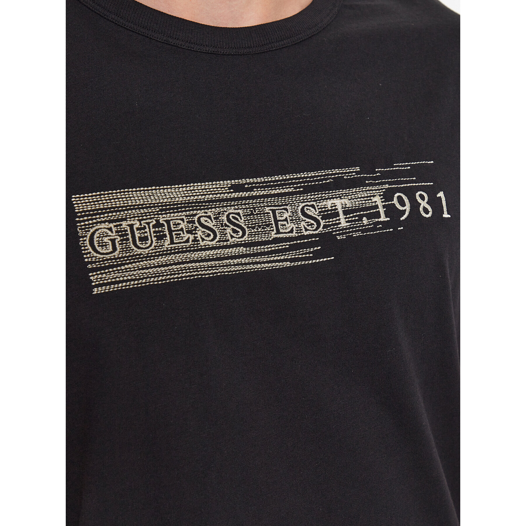 Guess T-Shirt M3YI89 K8FQ4 Černá Regular Fit - Pepit.cz