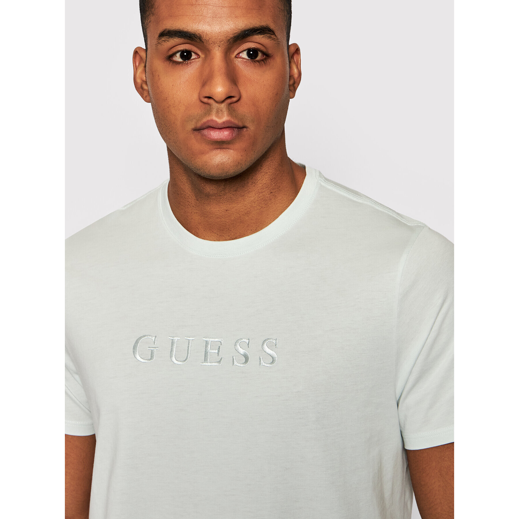 Guess T-Shirt M82P64 R7HD0 Zelená Regular Fit - Pepit.cz