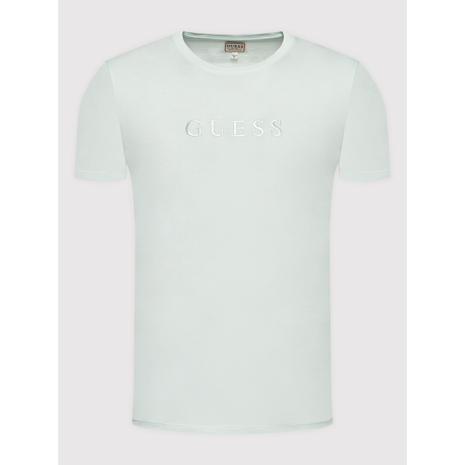 Guess T-Shirt M82P64 R7HD0 Zelená Regular Fit - Pepit.cz