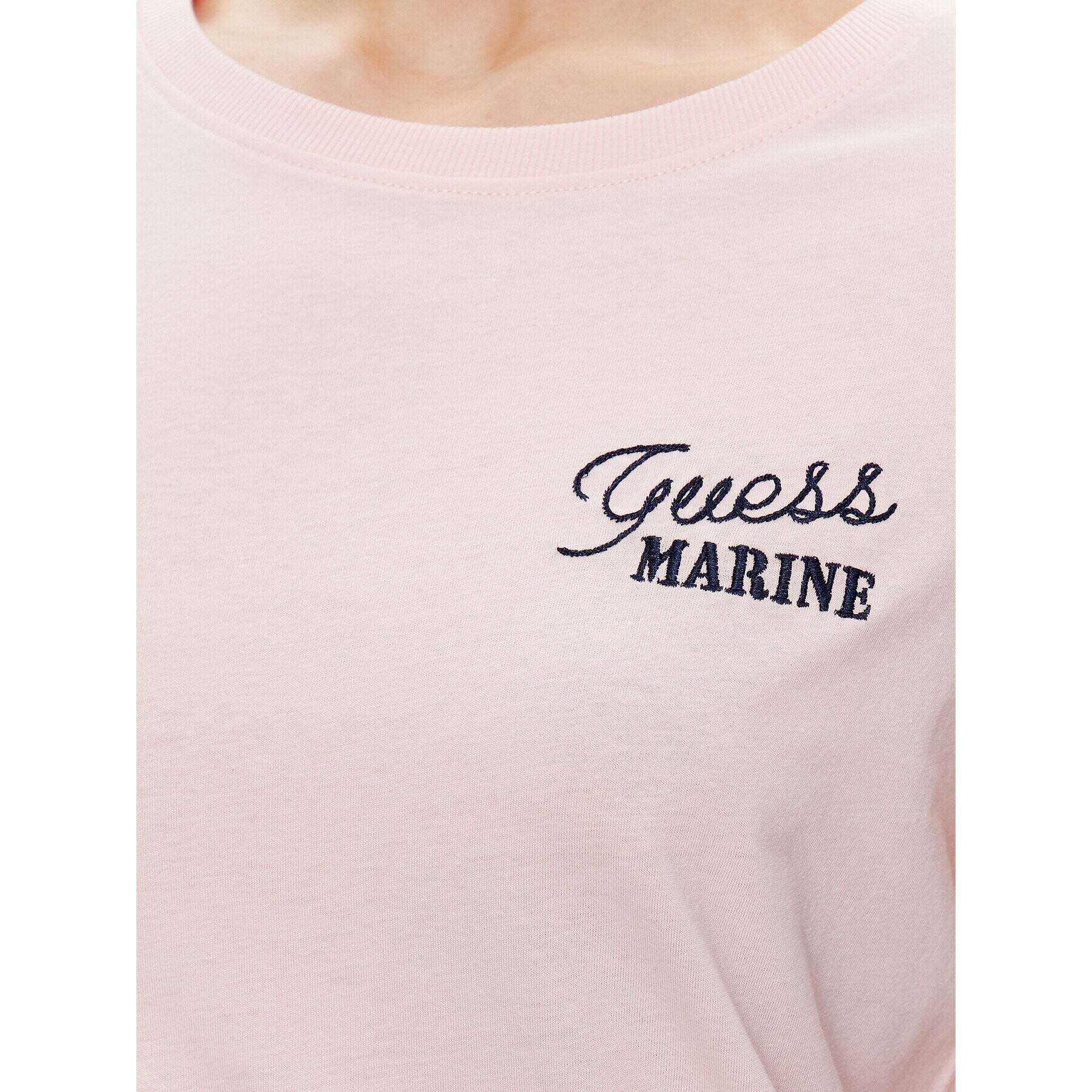 Guess T-Shirt Marine Logo W3GI37 K46D1 Růžová Regular Fit - Pepit.cz