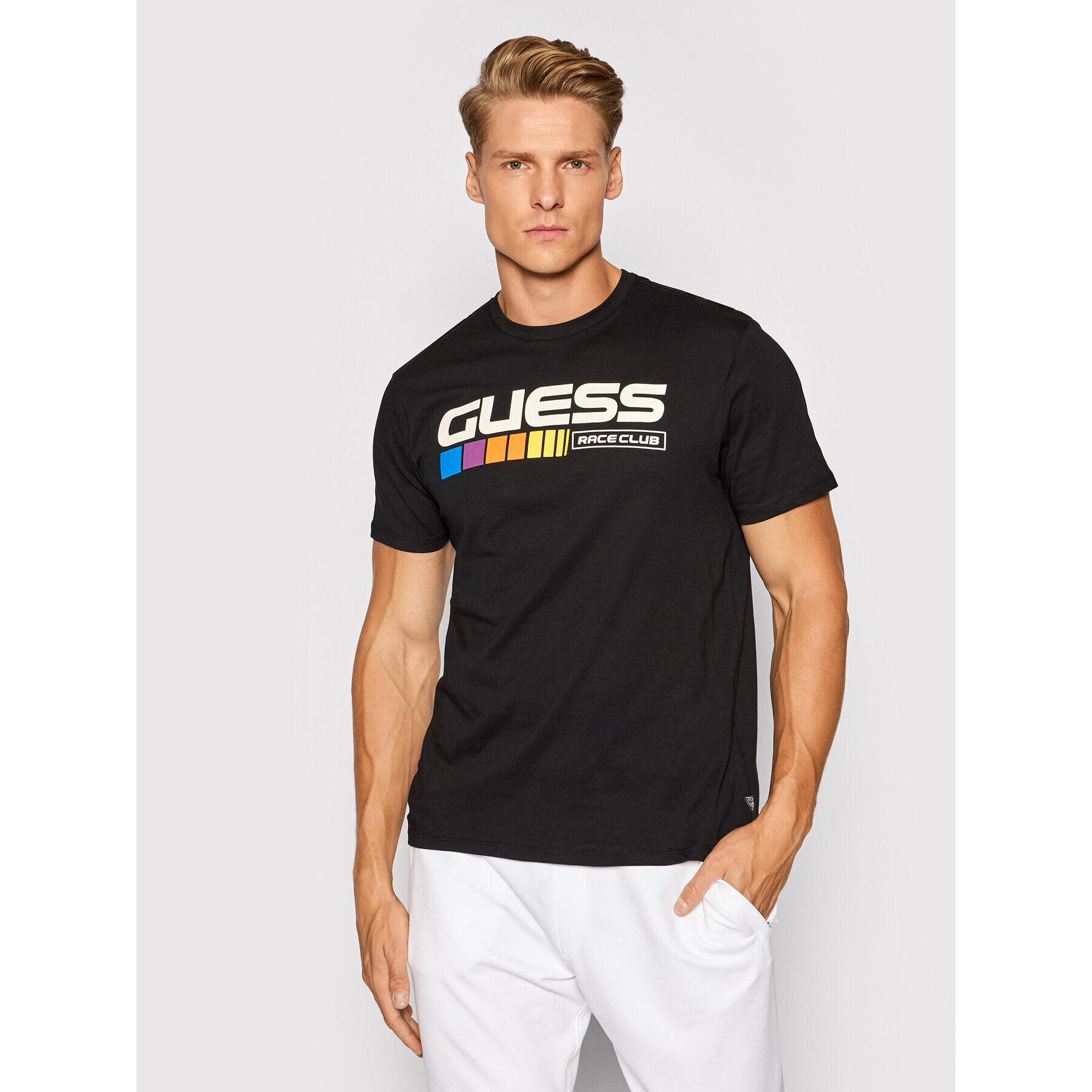 Guess T-Shirt MBBI41 KARC1 Černá Regular Fit - Pepit.cz