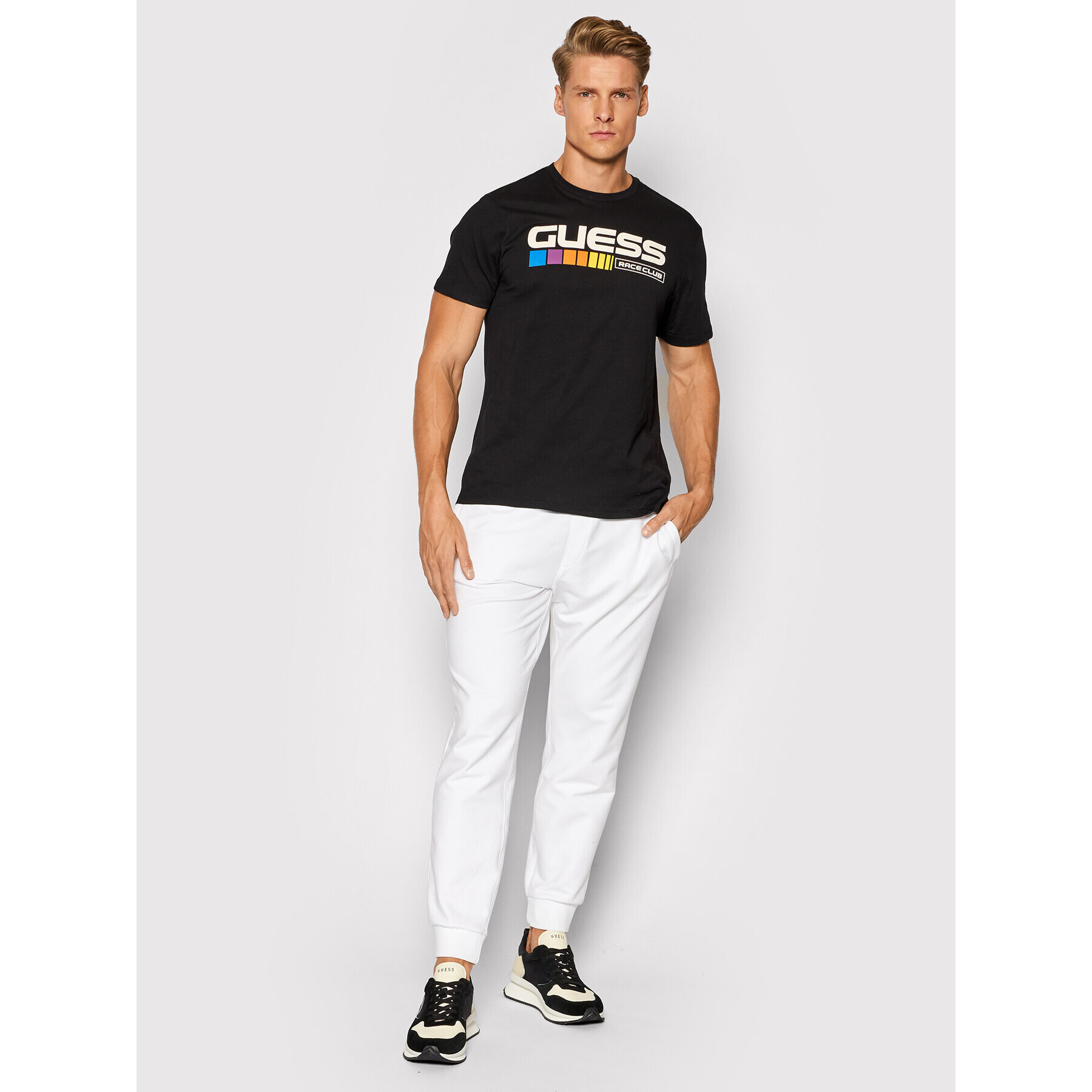 Guess T-Shirt MBBI41 KARC1 Černá Regular Fit - Pepit.cz