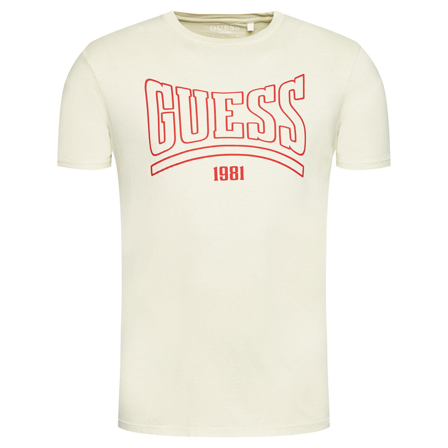 Guess T-Shirt MBGI31 R9RM3 Béžová Regular Fit - Pepit.cz