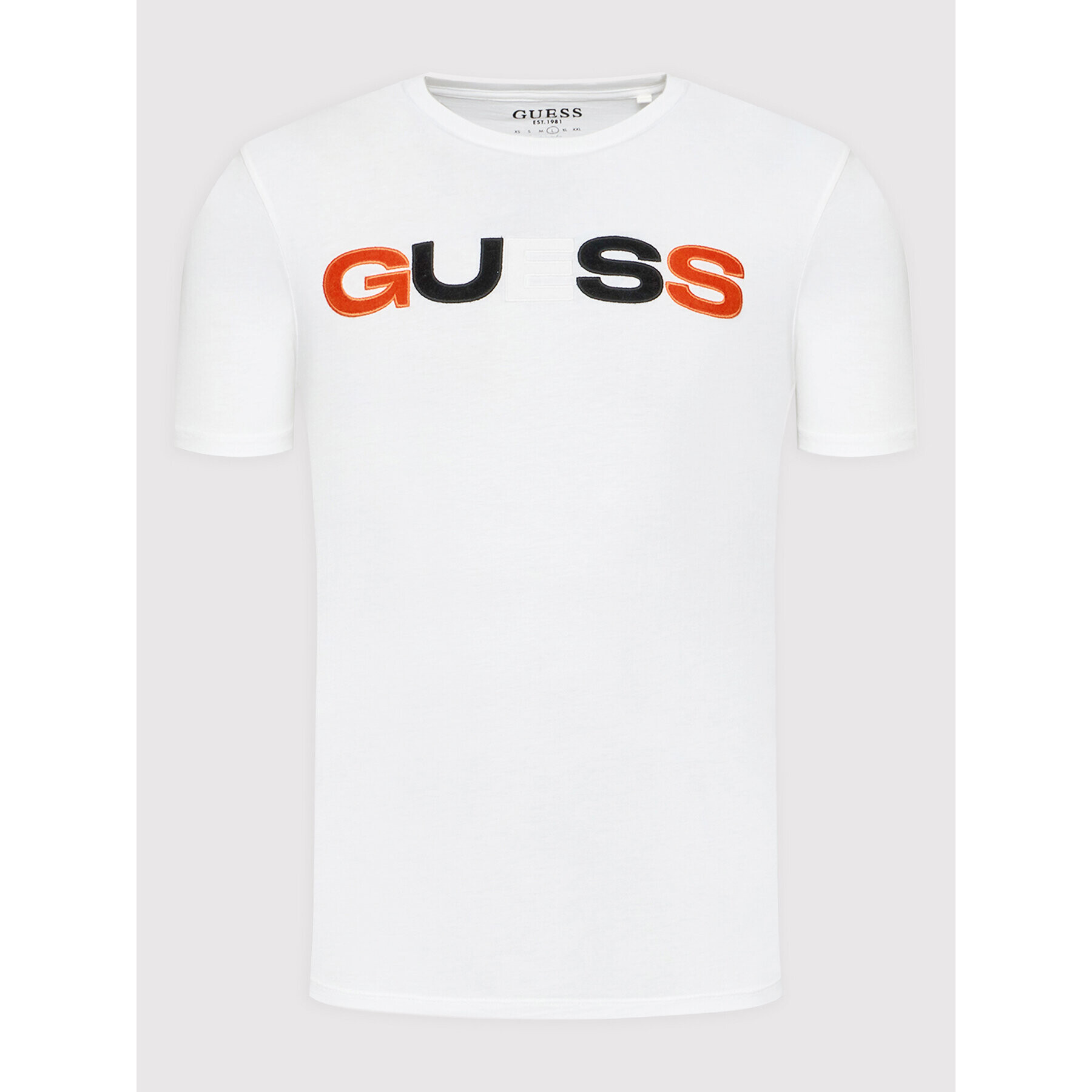 Guess T-Shirt MBRI25 K9RM4 Bílá Regular Fit - Pepit.cz