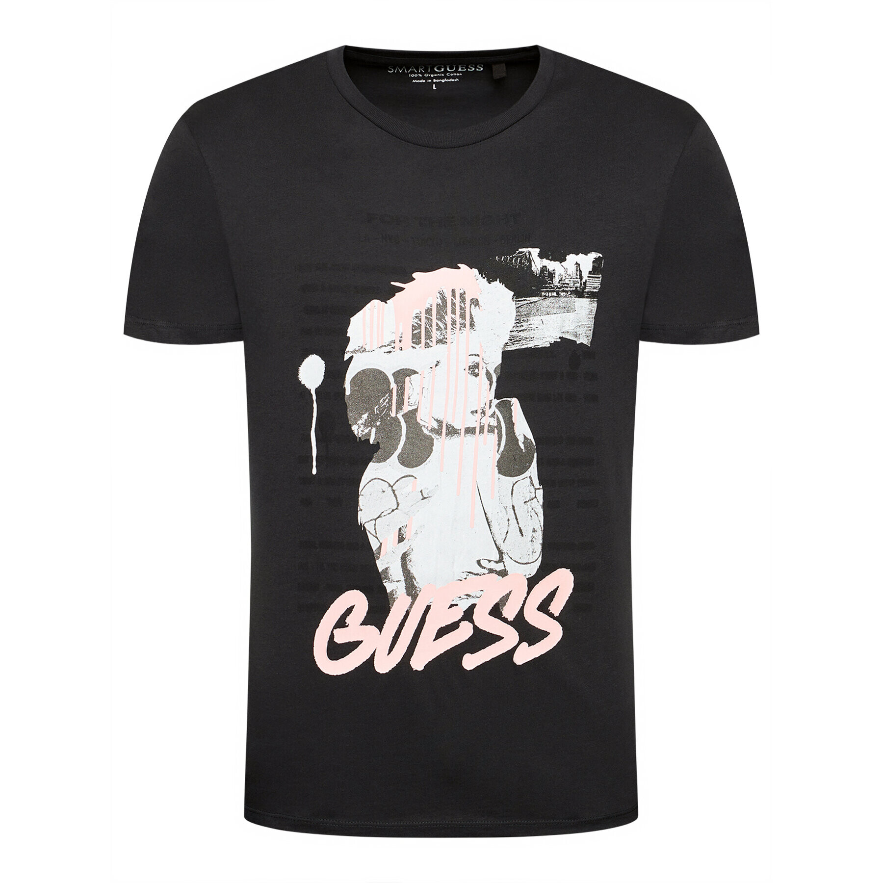 Guess T-Shirt MBYP63 RARC3 Černá Regular Fit - Pepit.cz