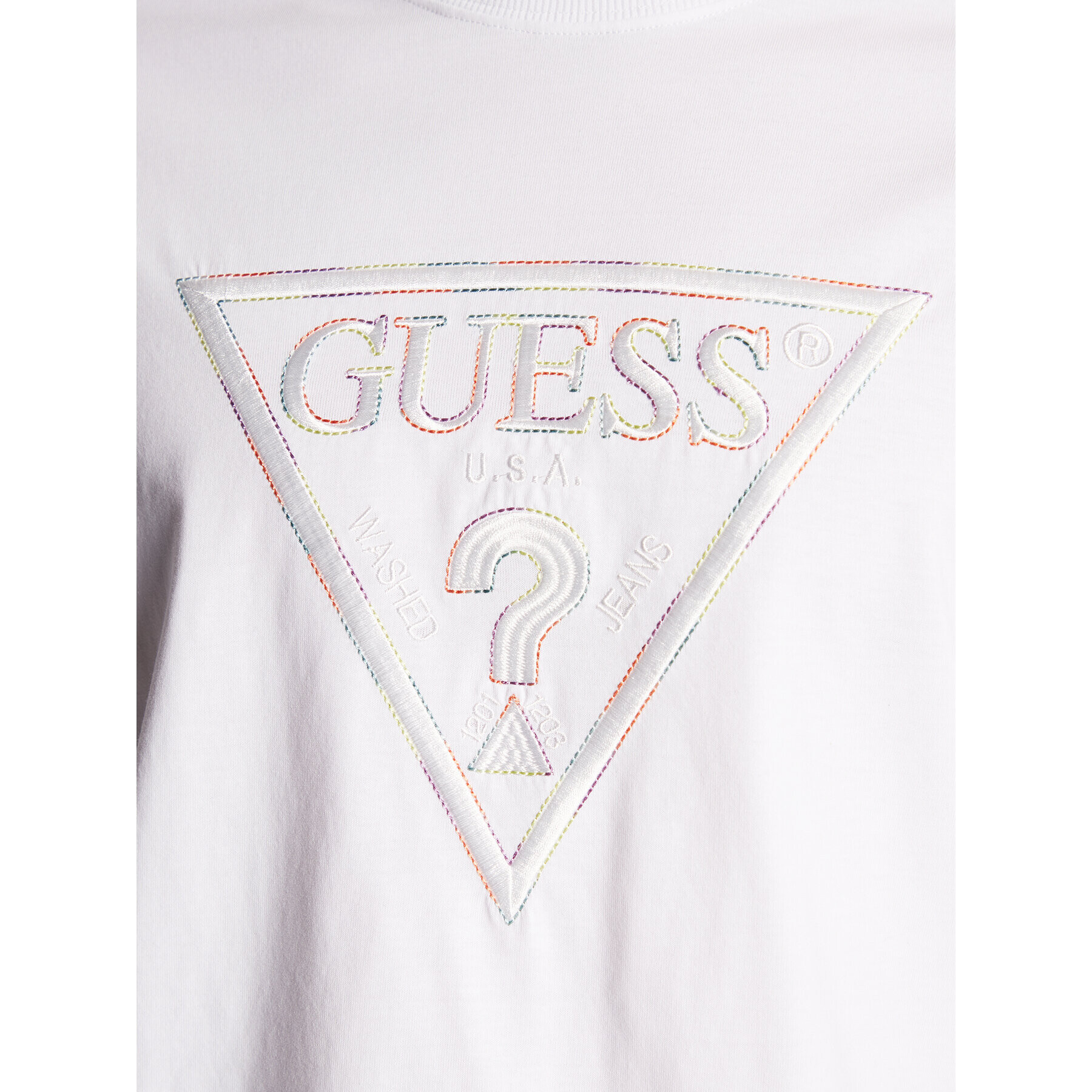 Guess T-Shirt Moisey M3RI15 K8FQ4 Bílá Regular Fit - Pepit.cz