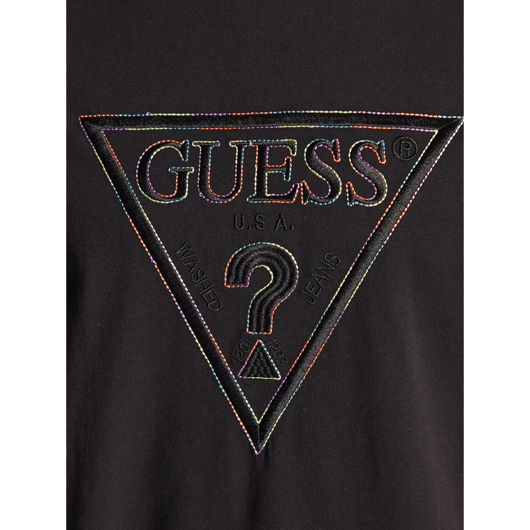 Guess T-Shirt Moisey M3RI15 K8FQ4 Černá Regular Fit - Pepit.cz