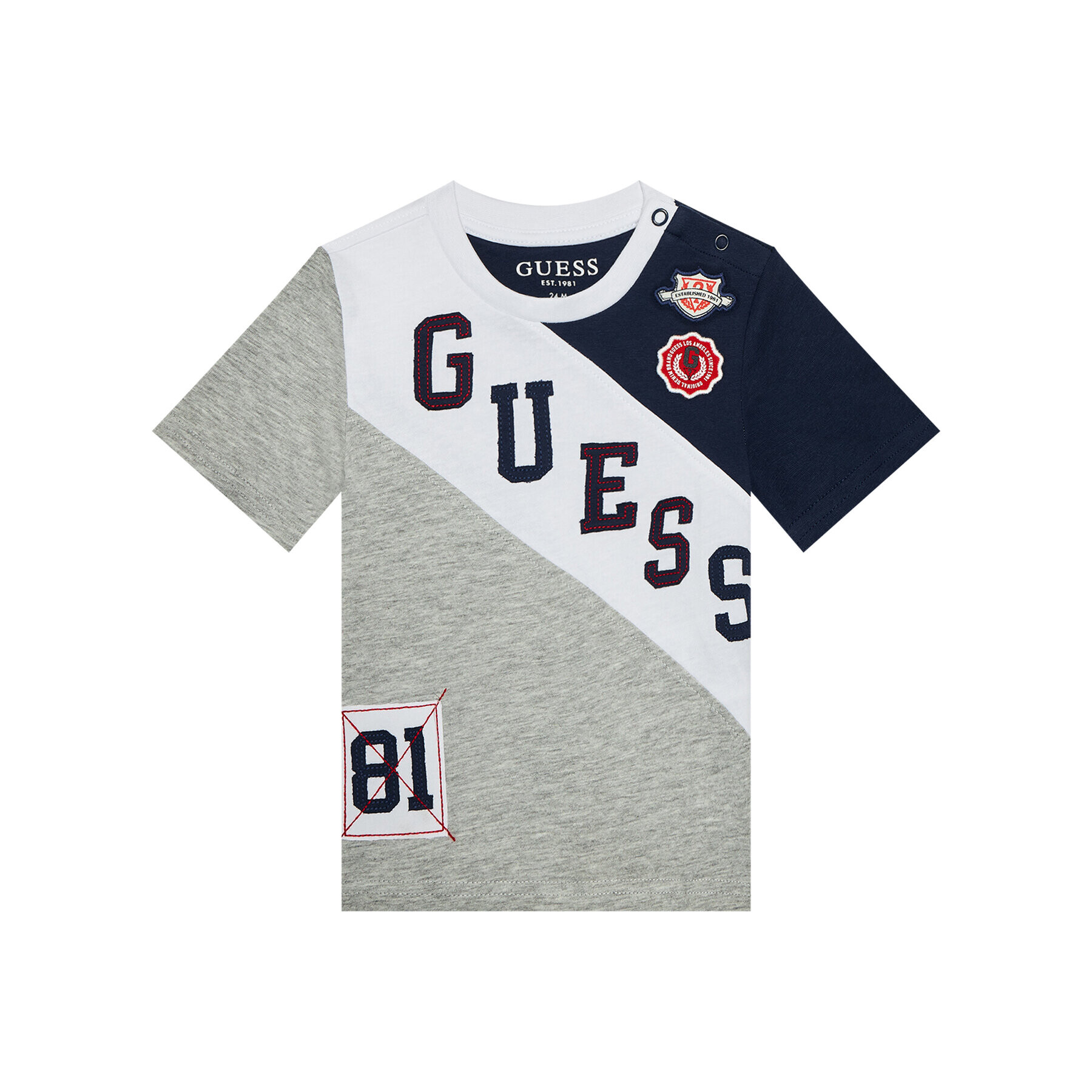 Guess T-Shirt N1RI18 K8HM0 Barevná Regular Fit - Pepit.cz