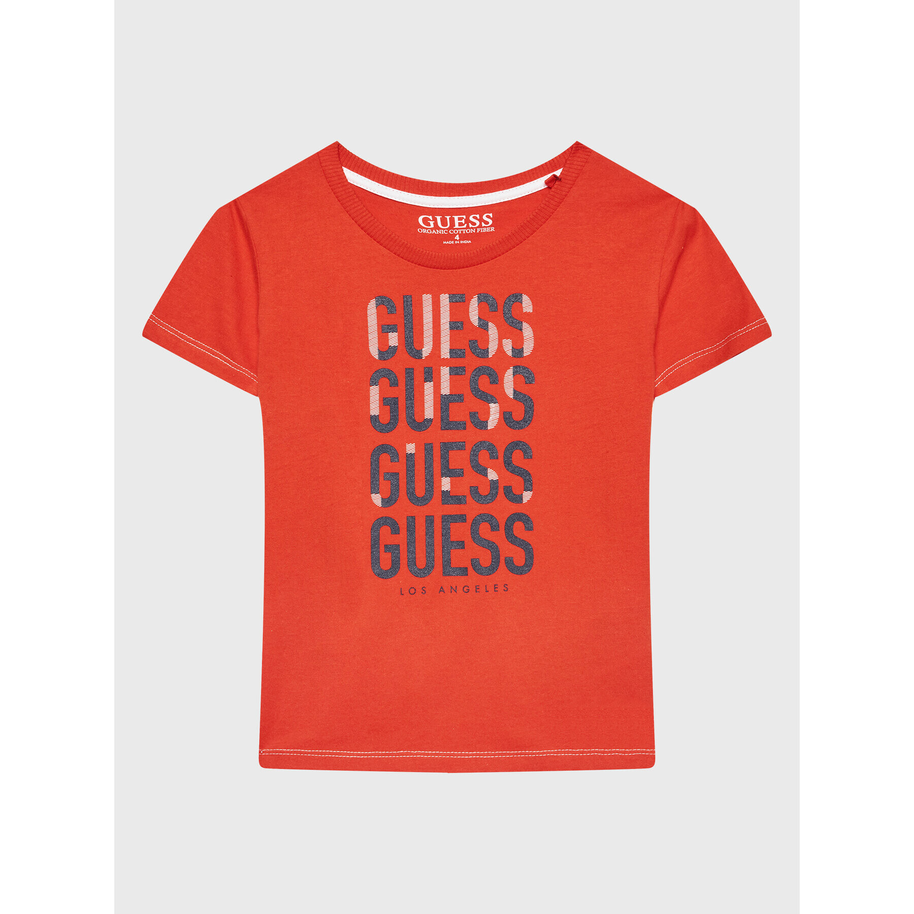 Guess T-Shirt N2BI13 I3Z11 Oranžová Regular Fit - Pepit.cz