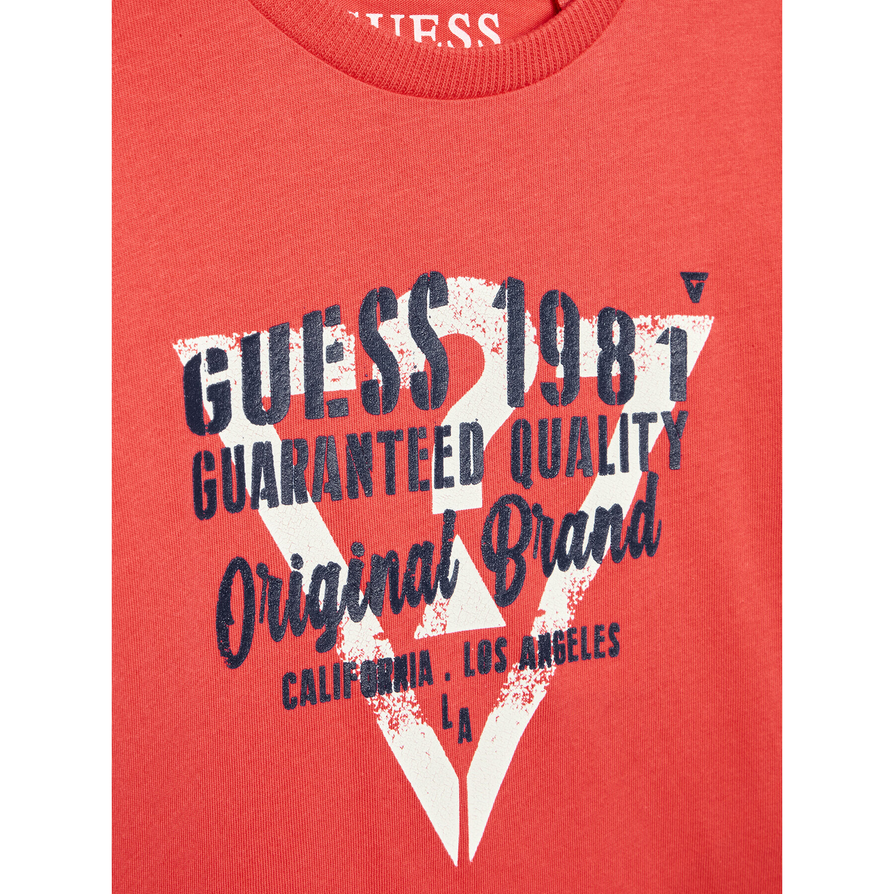 Guess T-Shirt N2GI01 K8HM0 Červená Regular Fit - Pepit.cz