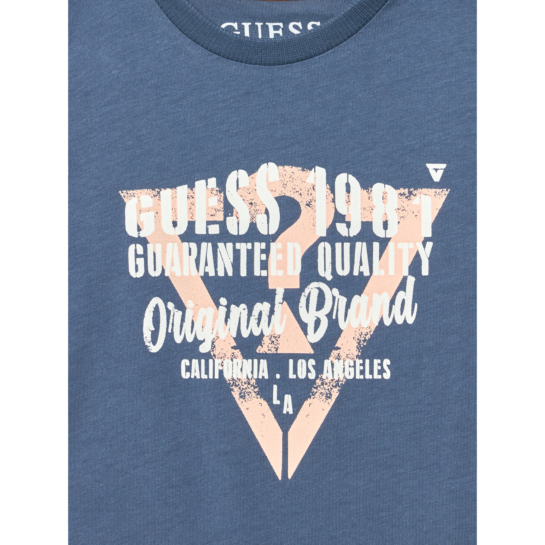 Guess T-Shirt N2GI01 K8HM0 Modrá Regular Fit - Pepit.cz