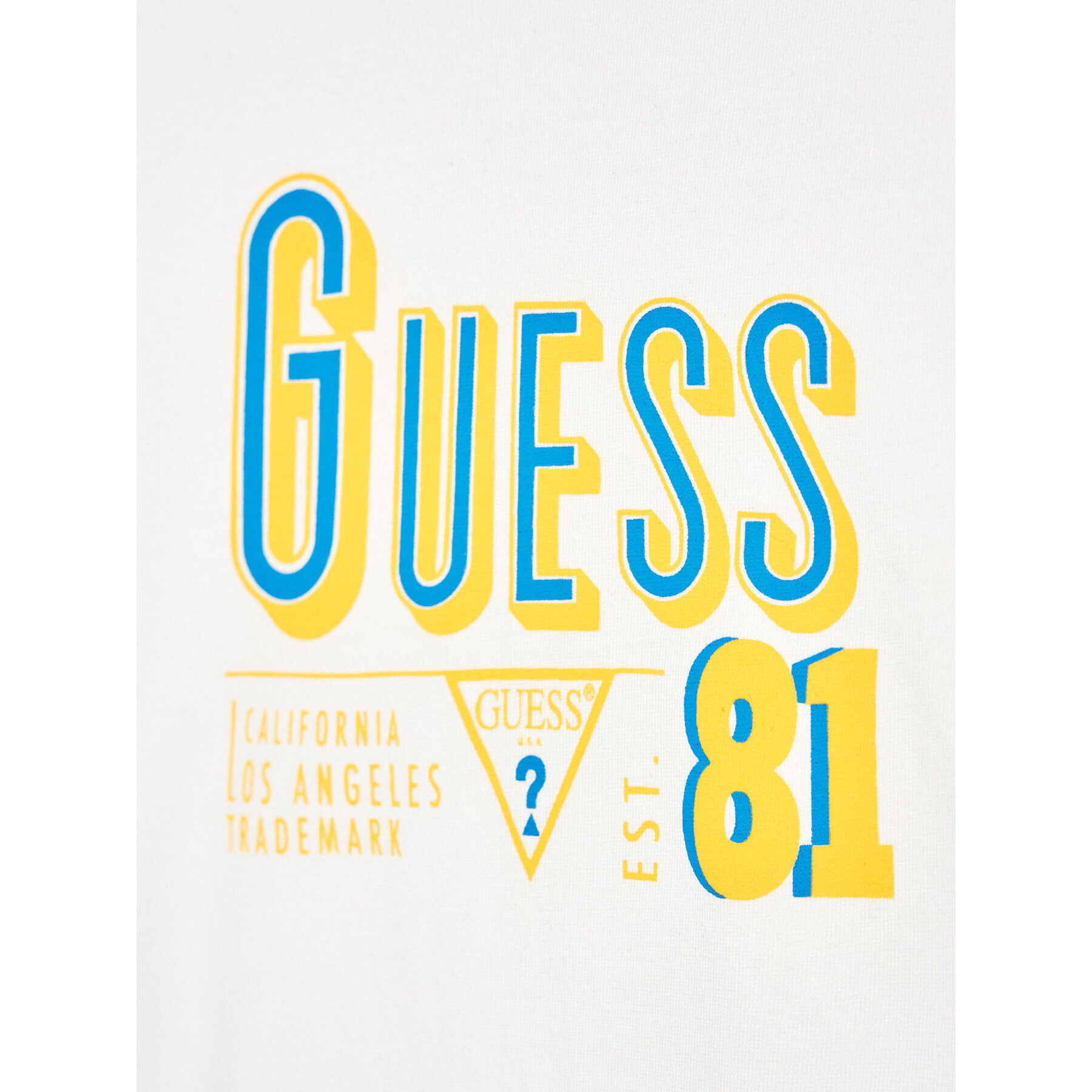 Guess T-Shirt N2GI07 K8HM0 Bílá Regular Fit - Pepit.cz