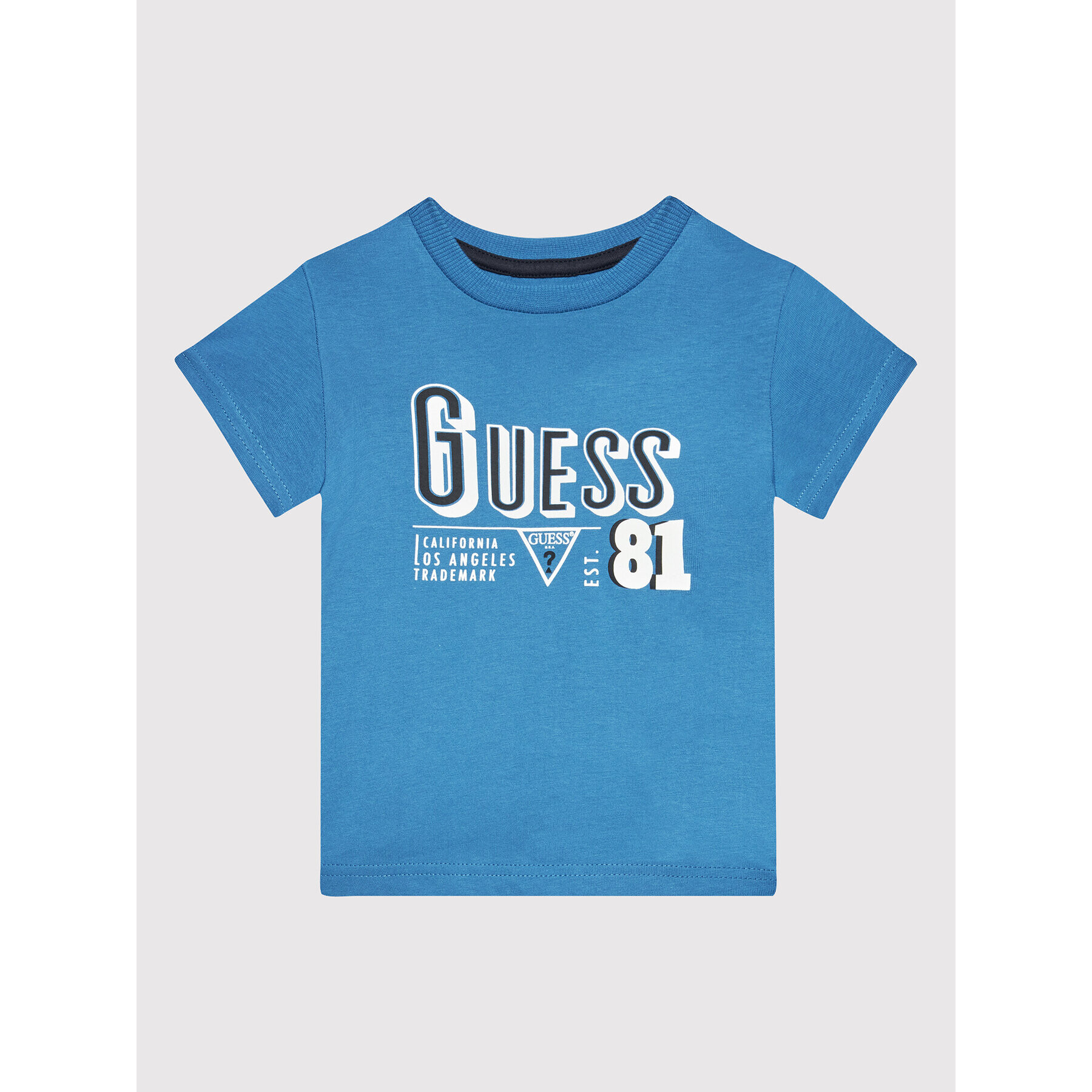 Guess T-Shirt N2GI07 K8HM0 Modrá Regular Fit - Pepit.cz