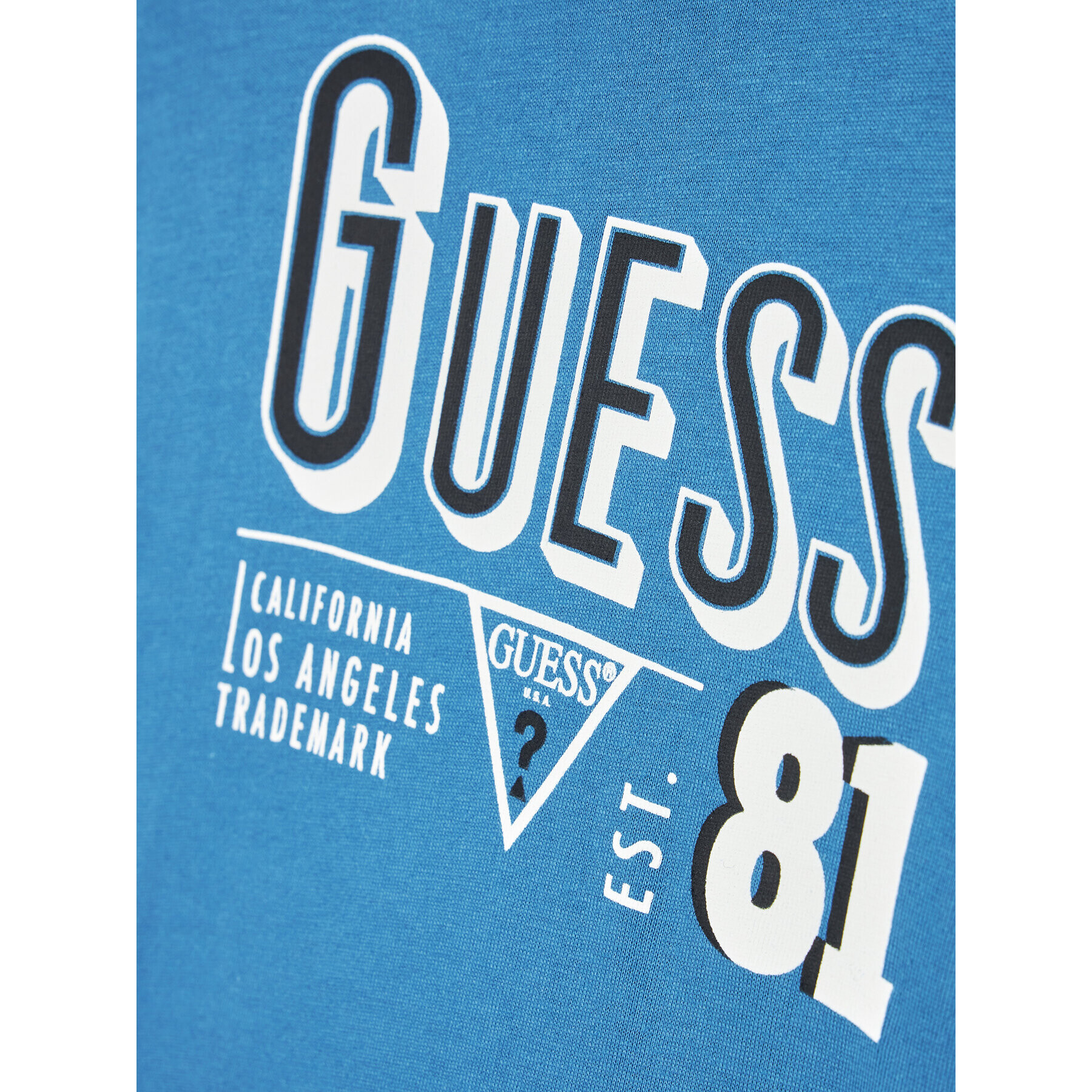 Guess T-Shirt N2GI07 K8HM0 Modrá Regular Fit - Pepit.cz