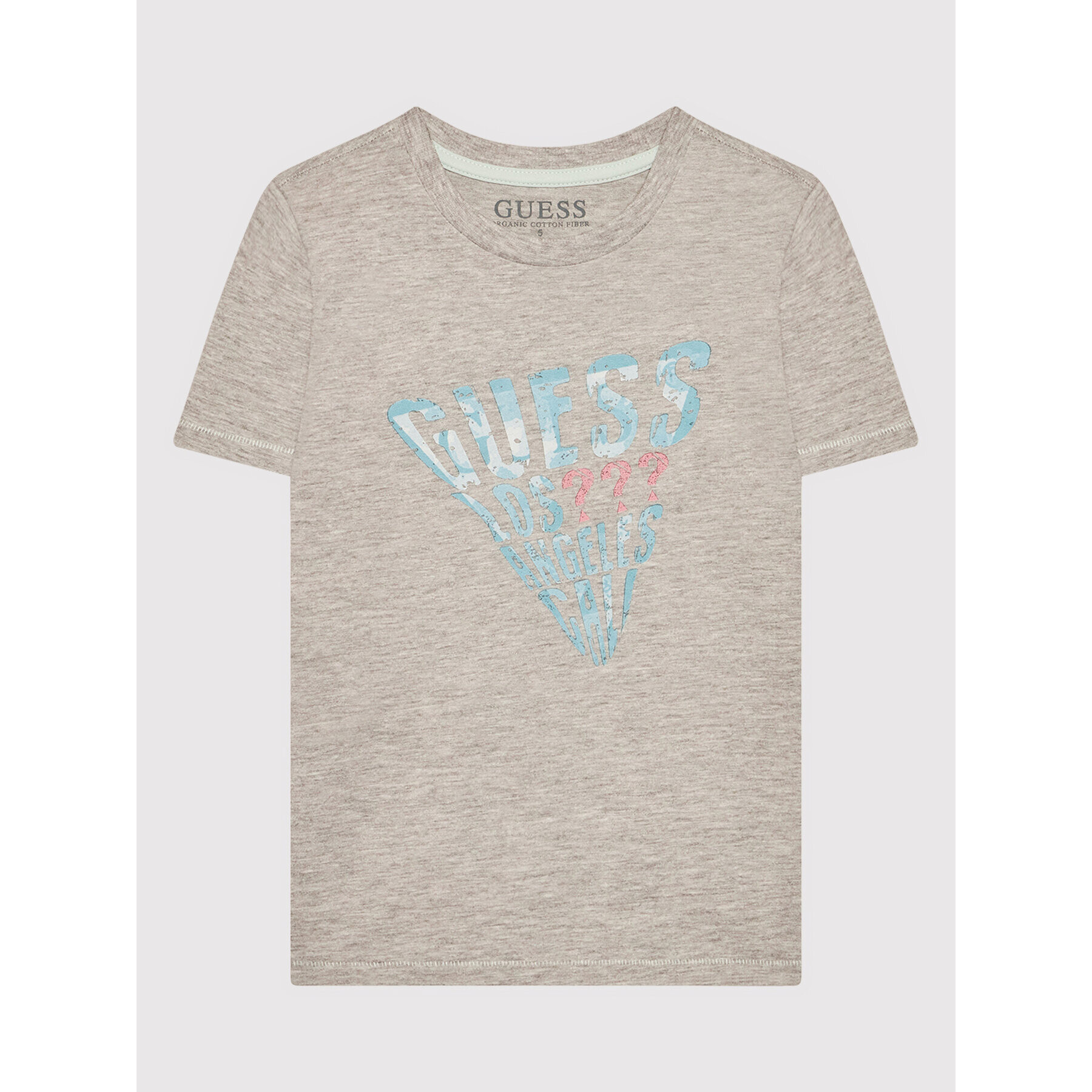 Guess T-Shirt N2GI08 K8HM0 Šedá Regular Fit - Pepit.cz