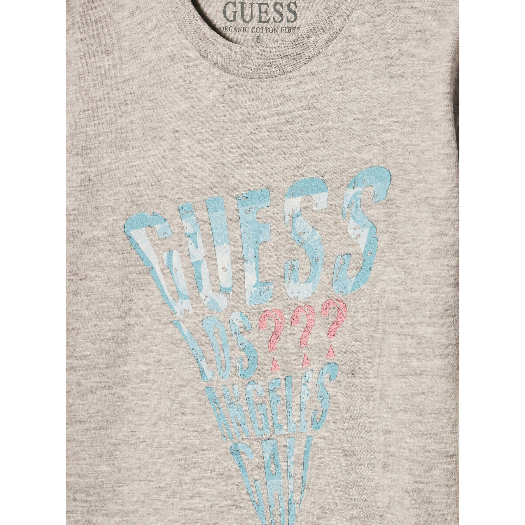 Guess T-Shirt N2GI08 K8HM0 Šedá Regular Fit - Pepit.cz