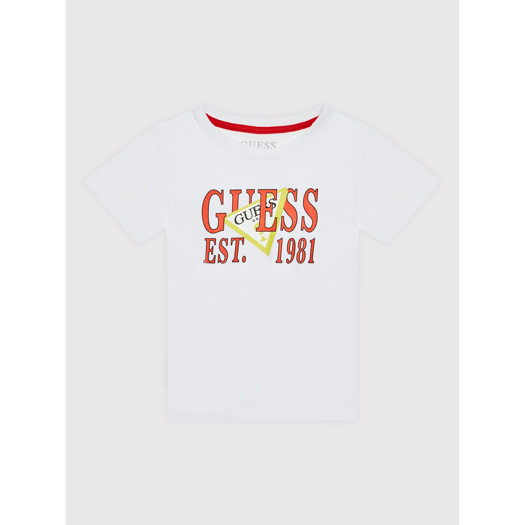 Guess T-Shirt N2RI00 K8HM0 Bílá Regular Fit - Pepit.cz