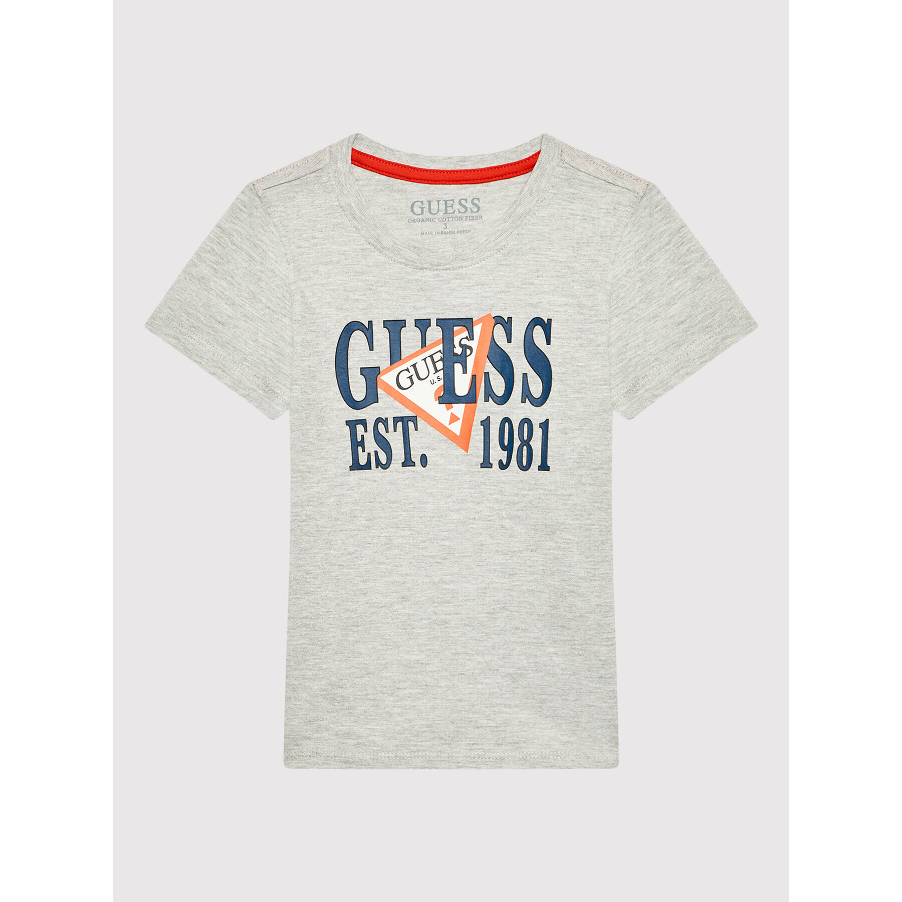 Guess T-Shirt N2RI00 K8HM0 Šedá Regular Fit - Pepit.cz