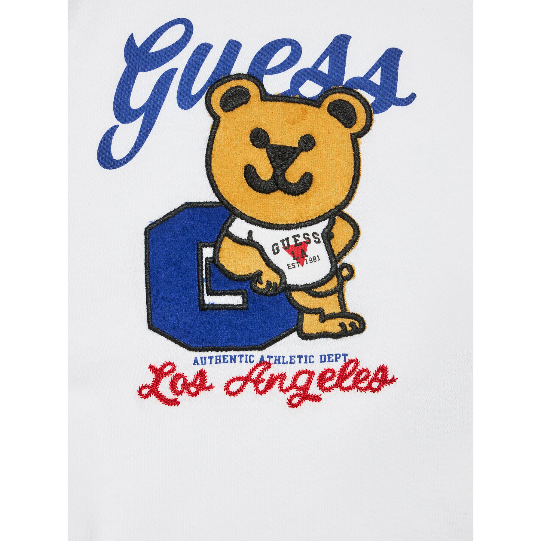 Guess T-Shirt N2RI13 K8HM0 Bílá Regular Fit - Pepit.cz