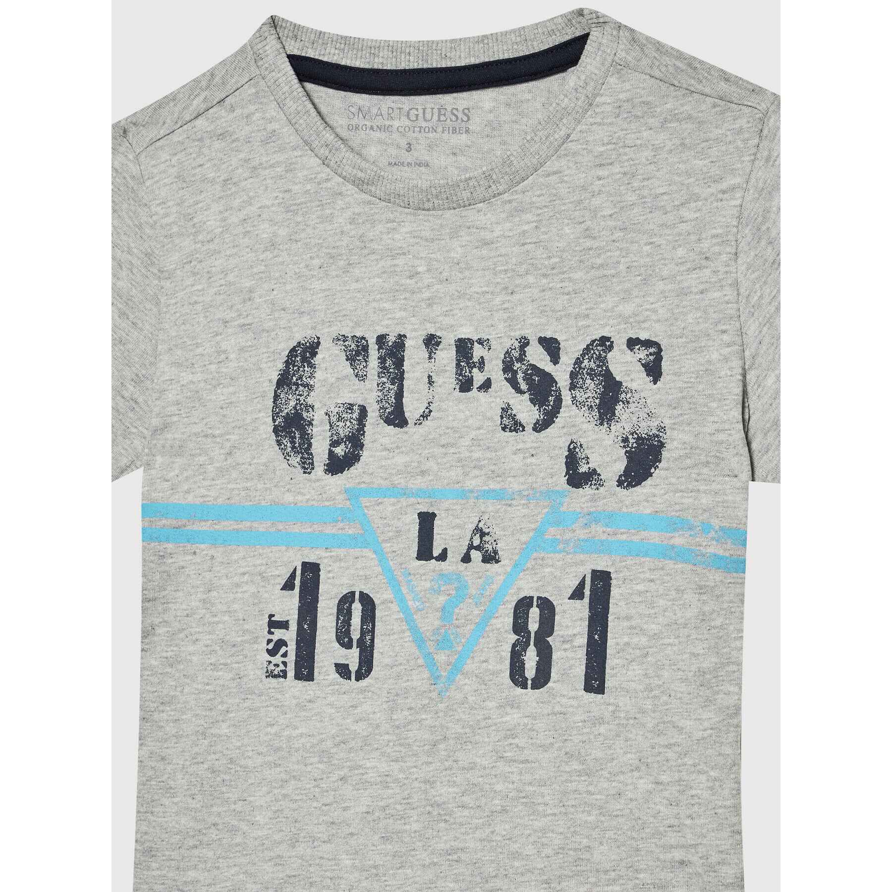 Guess T-Shirt N2RI15 K8HM0 Šedá Regular Fit - Pepit.cz