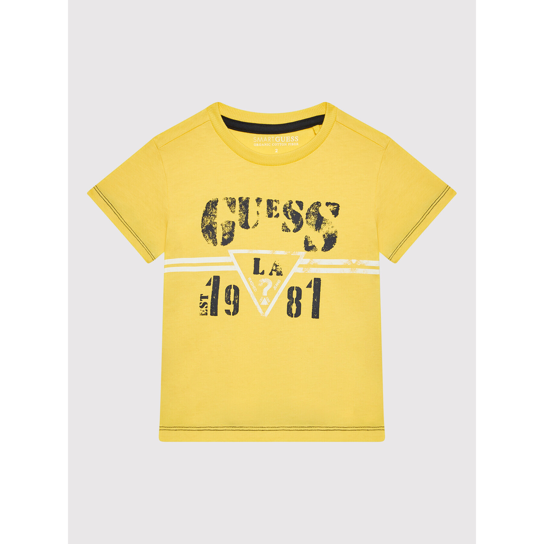 Guess T-Shirt N2RI15 K8HM0 Žlutá Regular Fit - Pepit.cz