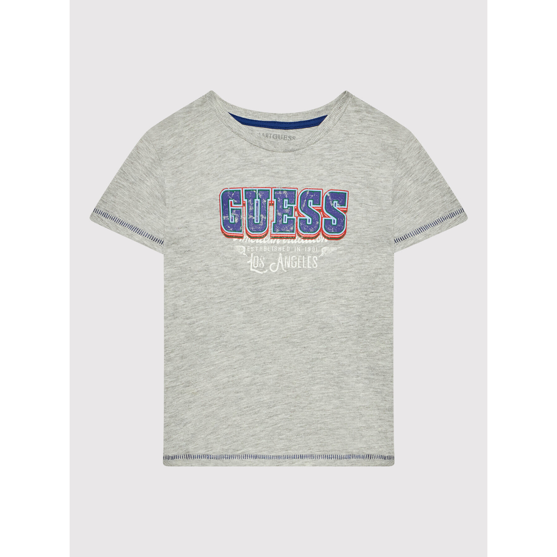 Guess T-Shirt N2RI25 K8HM0 Šedá Regular Fit - Pepit.cz