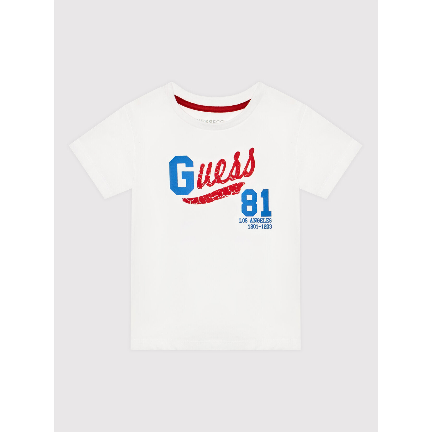 Guess T-Shirt N2YI11 K8HM0 Bílá Regular Fit - Pepit.cz