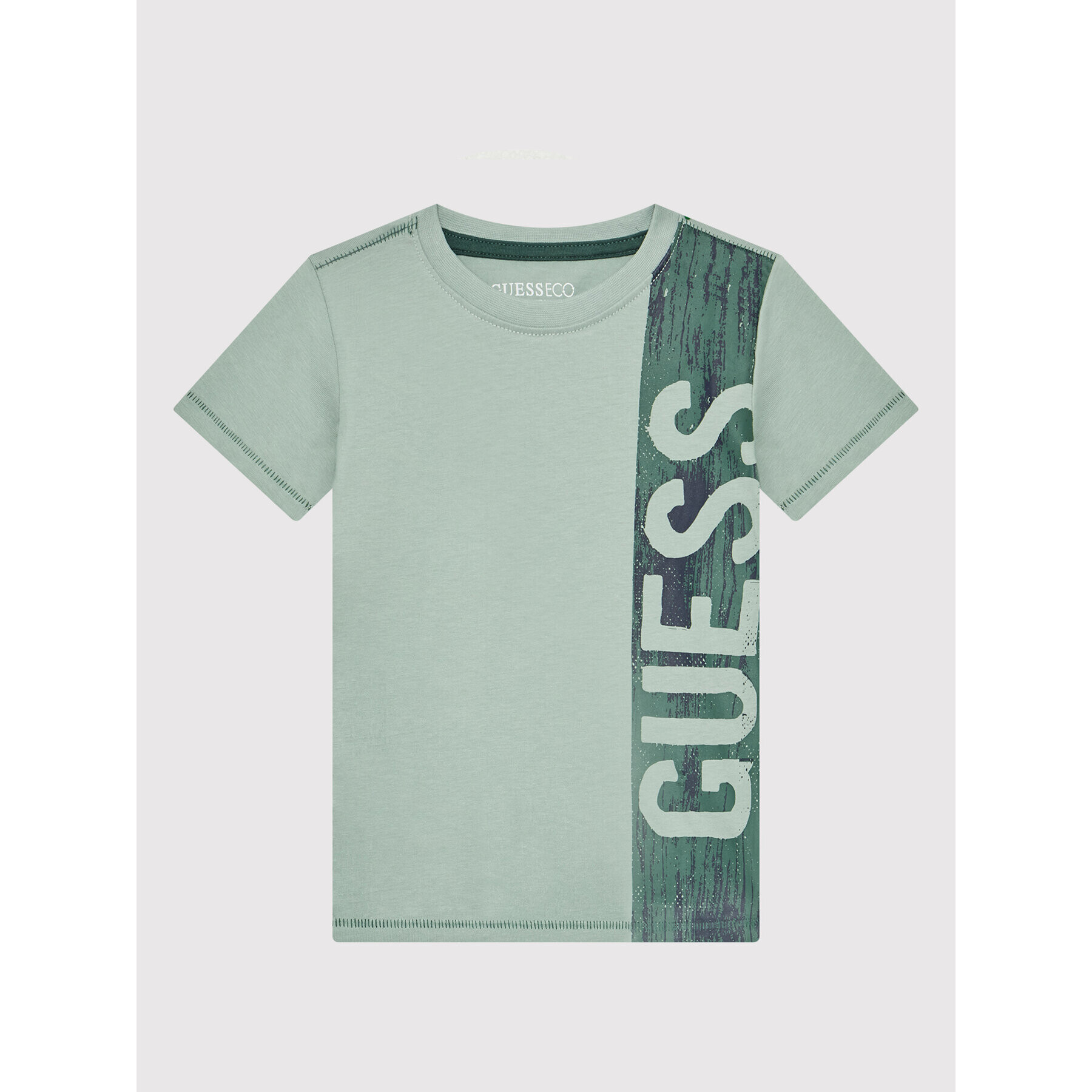 Guess T-Shirt N2YI19 K8HM0 Zelená Regular Fit - Pepit.cz