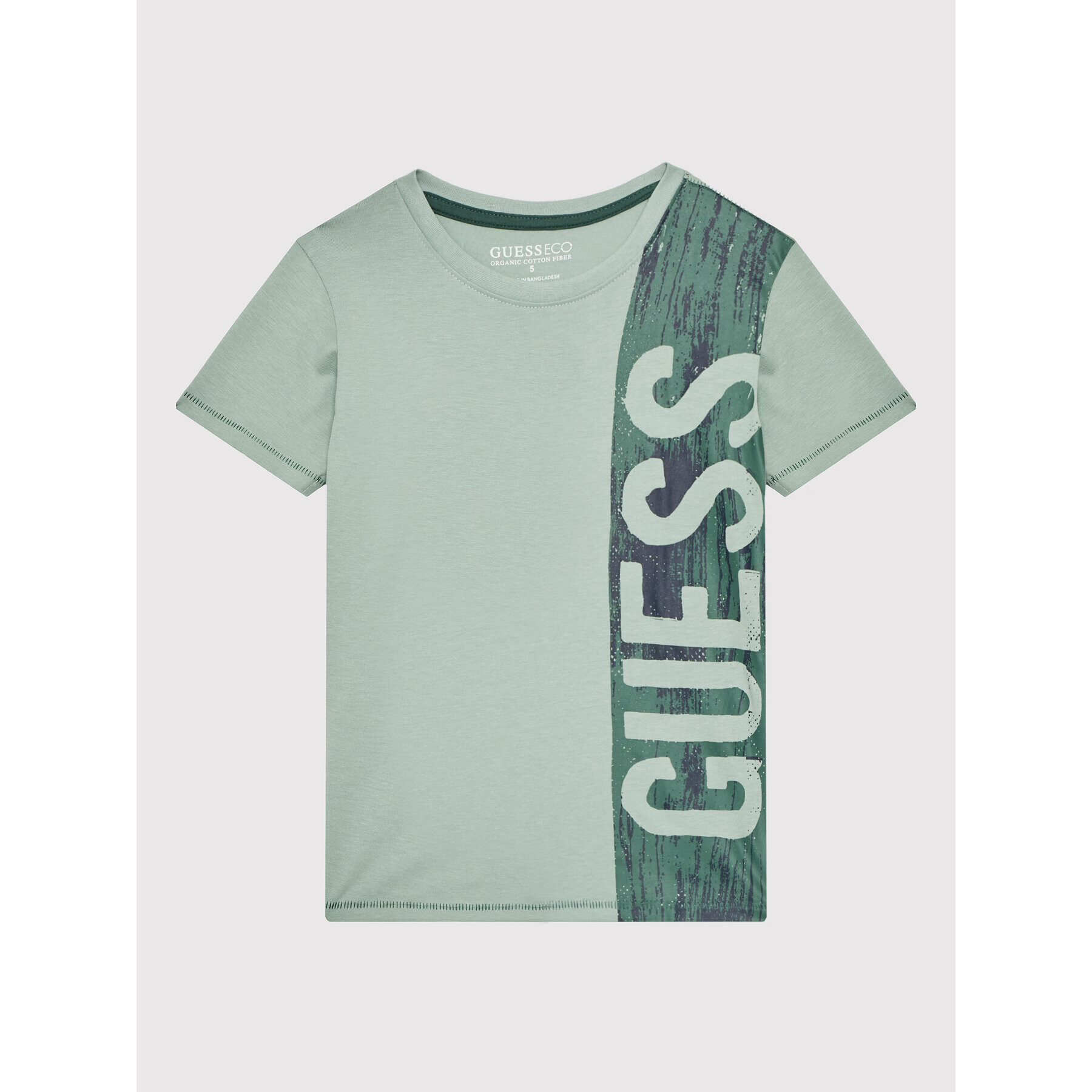 Guess T-Shirt N2YI19 K8HM0 Zelená Regular Fit - Pepit.cz