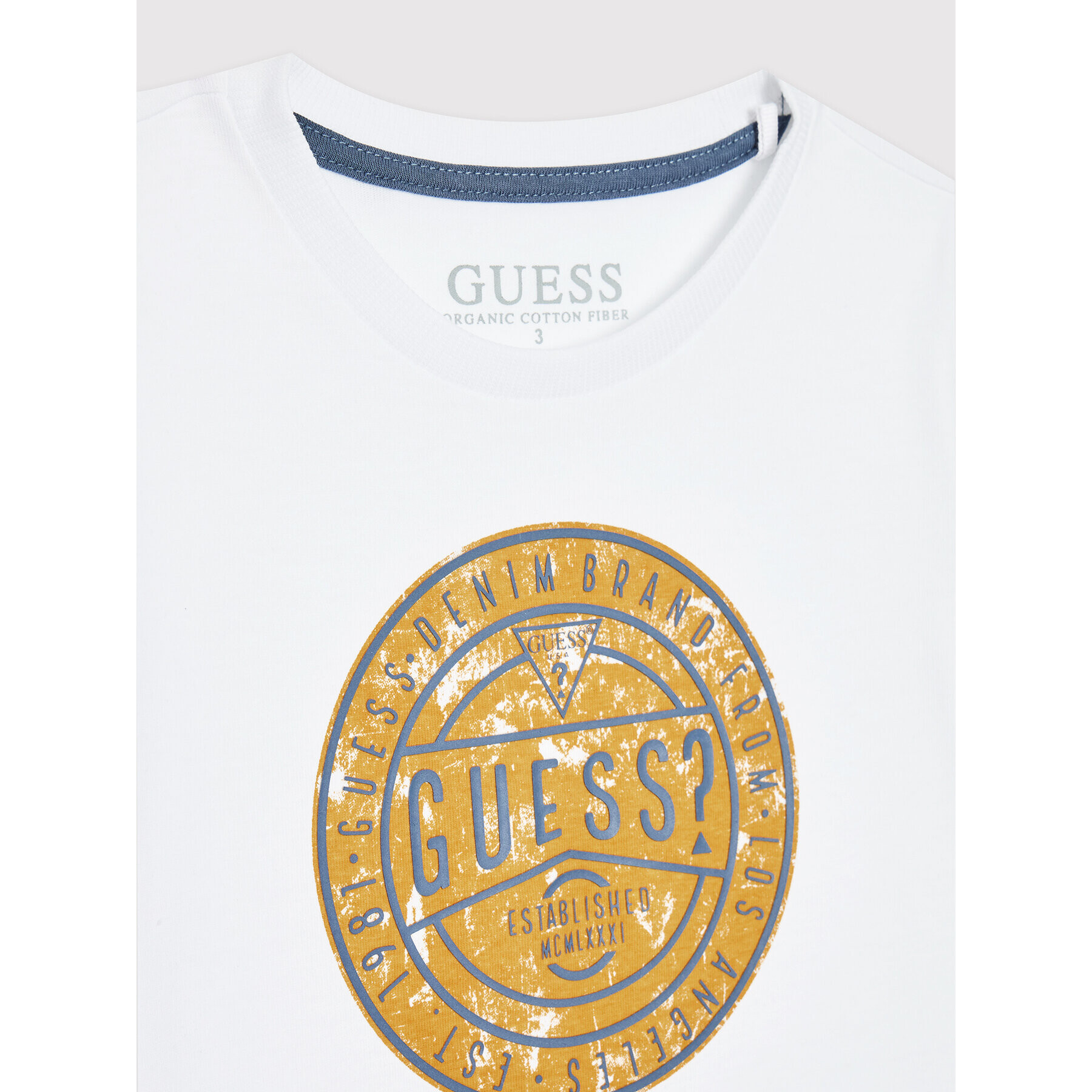 Guess T-Shirt N2YI21 K8HM0 Bílá Regular Fit - Pepit.cz