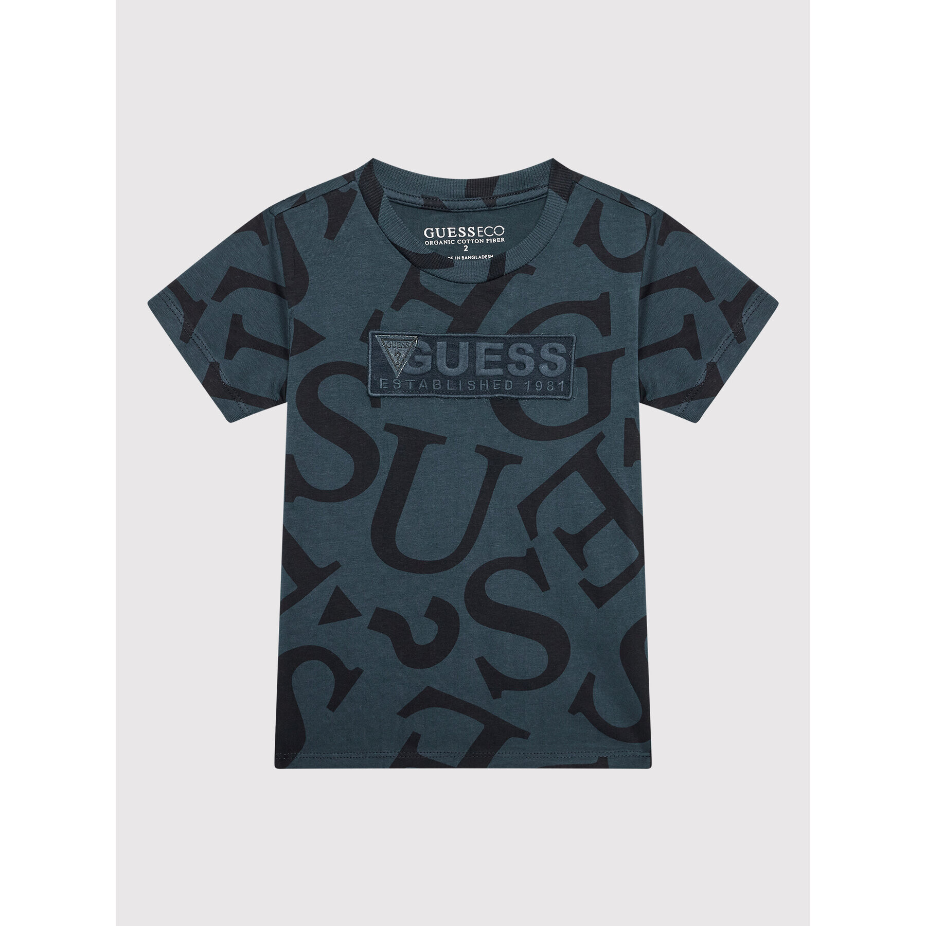 Guess T-Shirt N2YI32 K8HM0 Modrá Regular Fit - Pepit.cz