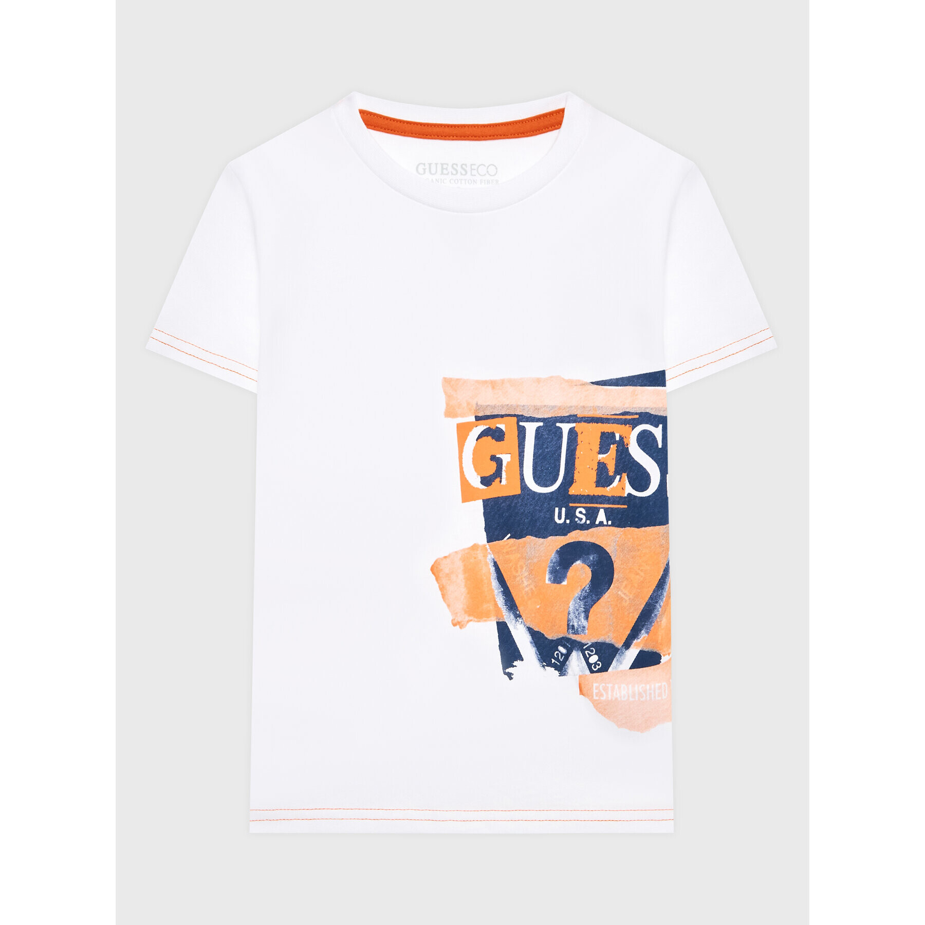 Guess T-Shirt N3GI01 K8HM0 Bílá Regular Fit - Pepit.cz