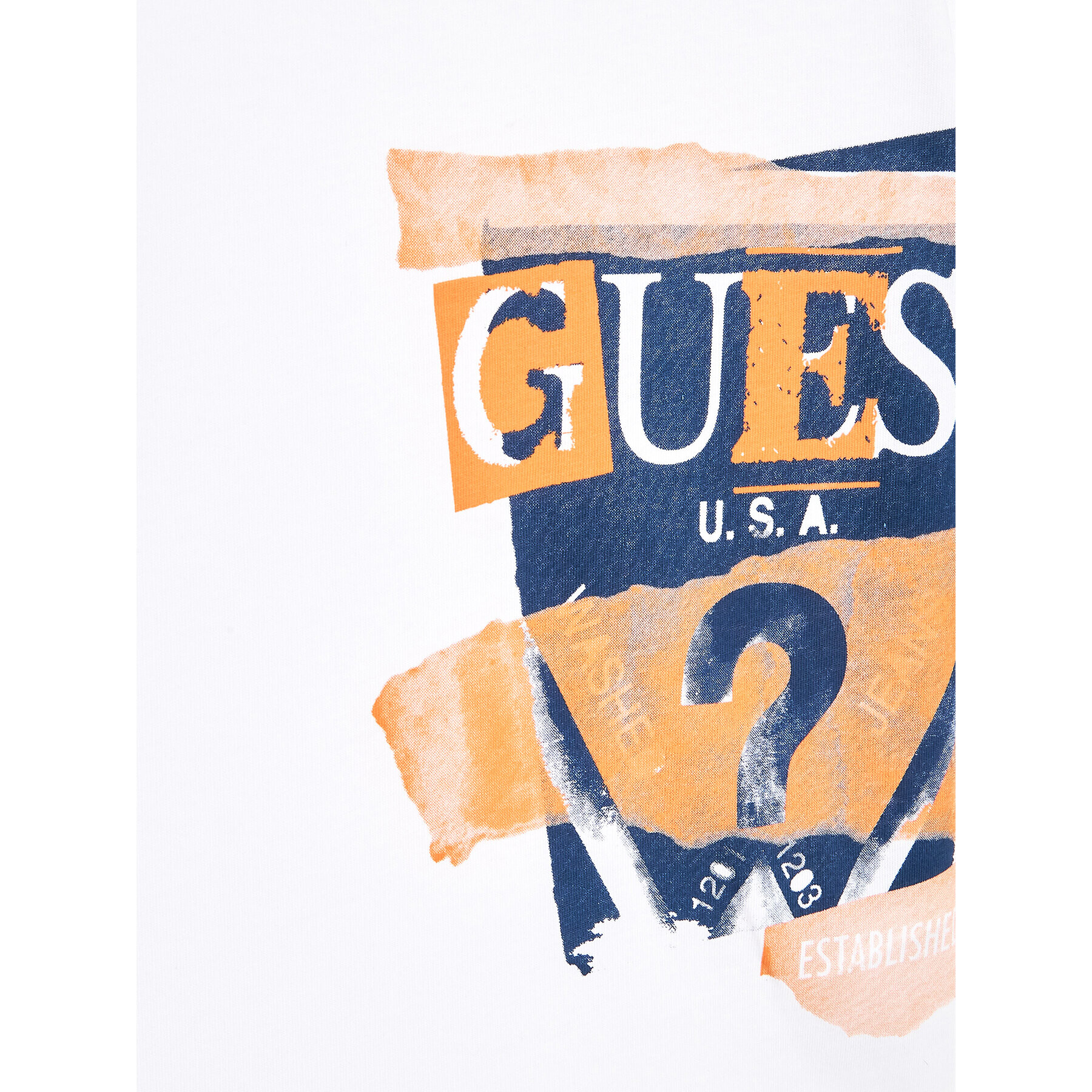 Guess T-Shirt N3GI01 K8HM0 Bílá Regular Fit - Pepit.cz