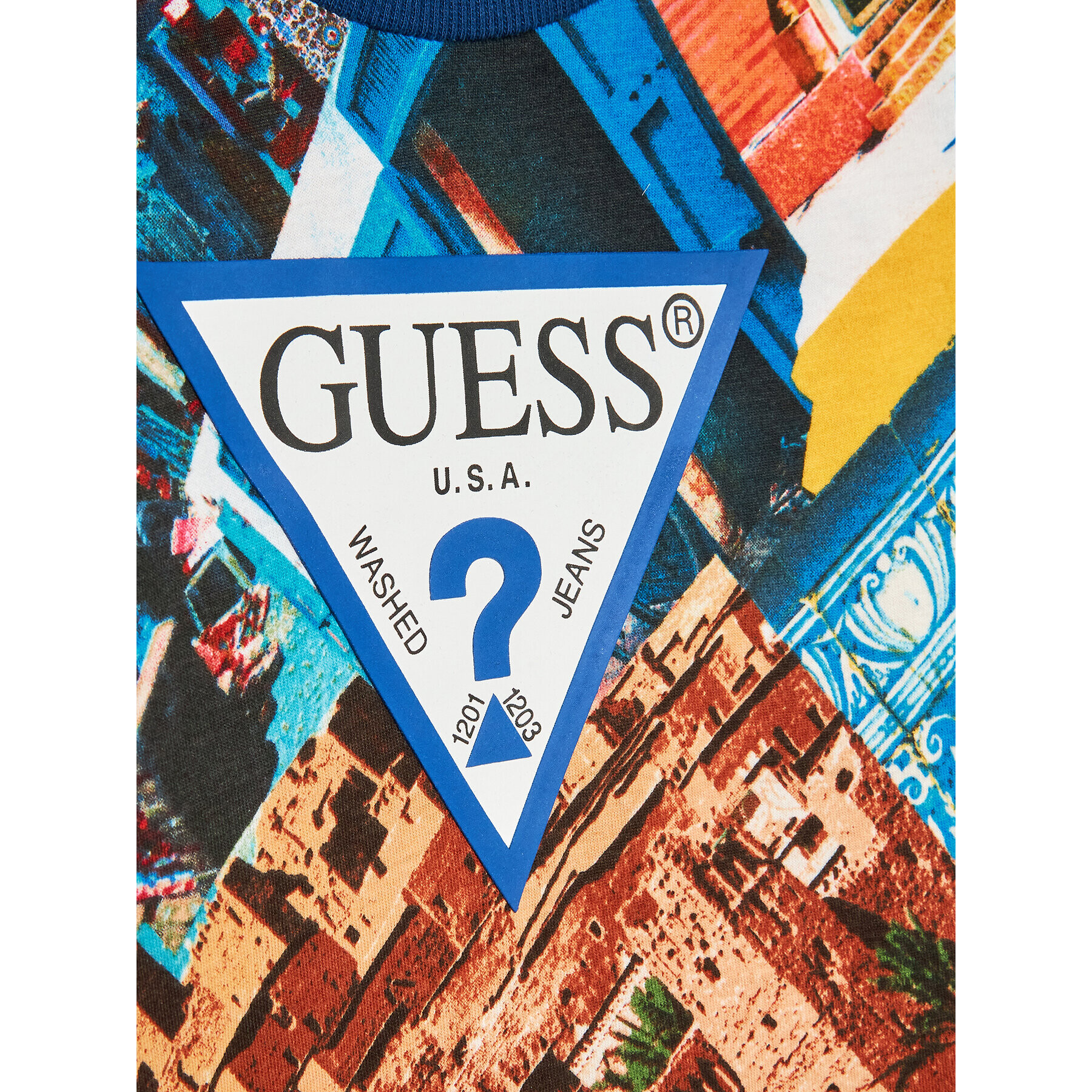 Guess T-Shirt N3GI05 K8HM3 Barevná Regular Fit - Pepit.cz